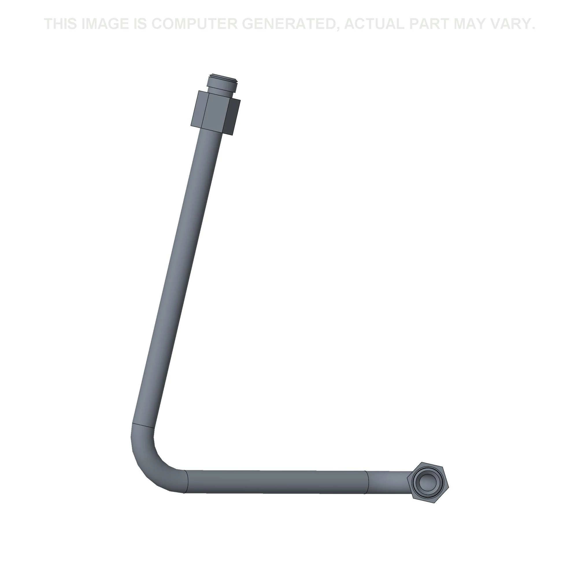 High-Flow Hydraulic Auxiliary Tube - 15.88 mm OD x 516 mm L