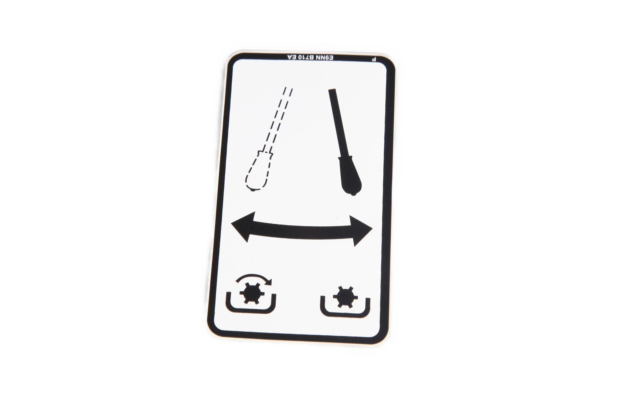 Autocollant pour commande de PdF | CASECE | CA | EN