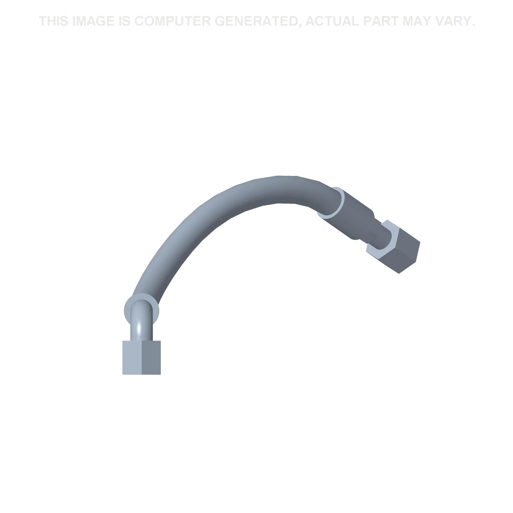 Load Check Valve Tube to Backhoe Valve - 10 mm ID x 410 mm L
