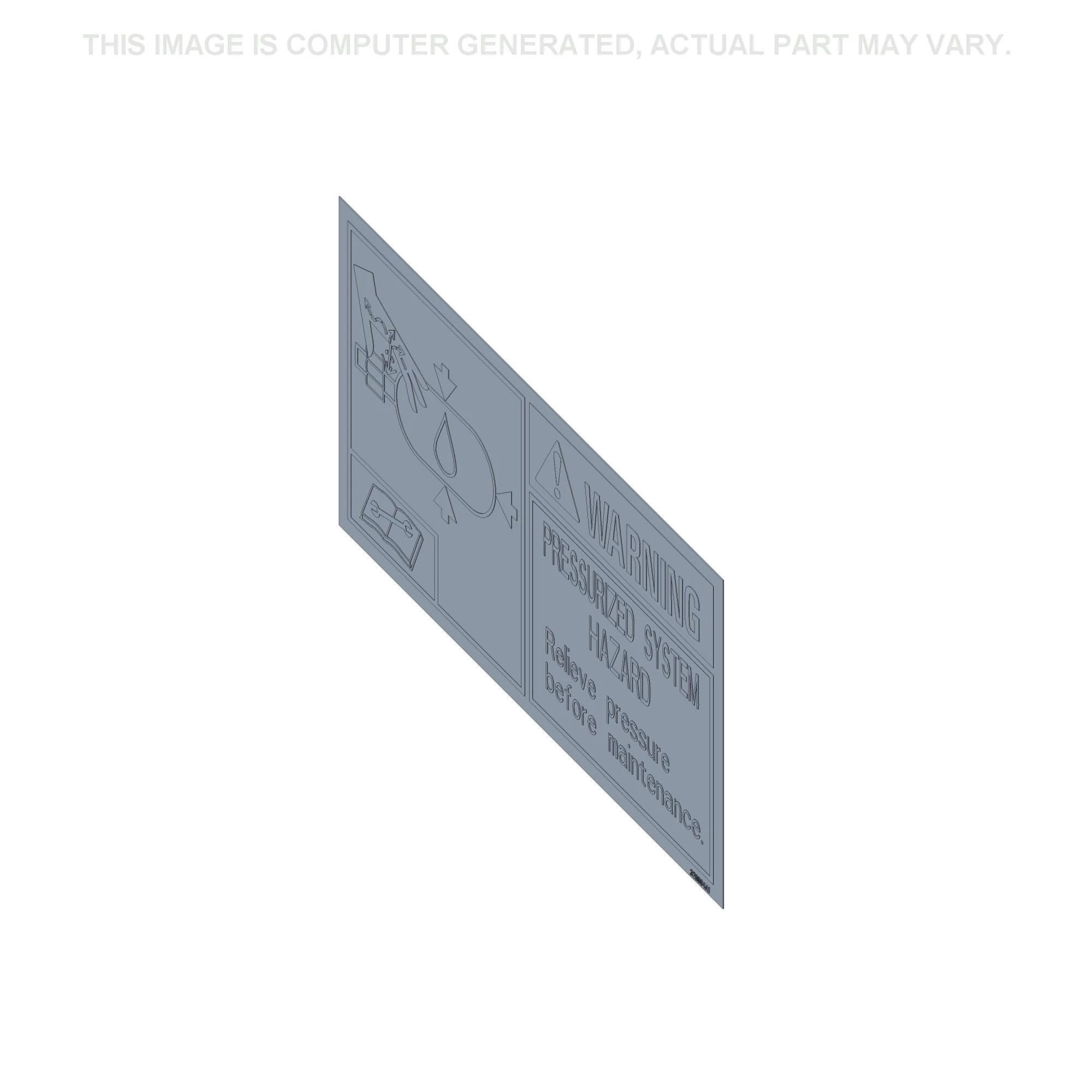 Warning Decal - Pressurized System Hazard | CASECE | BR | PT