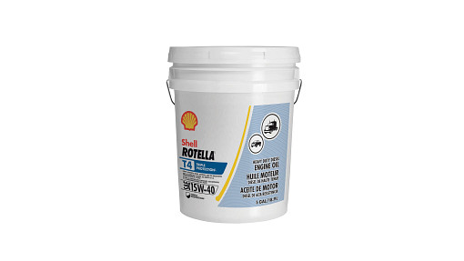 Huile Shell Rotella® T4 Triple Protection® pour moteur diesel – SAE 15W-40 – API CK-4 – 5 gal/18,92 L