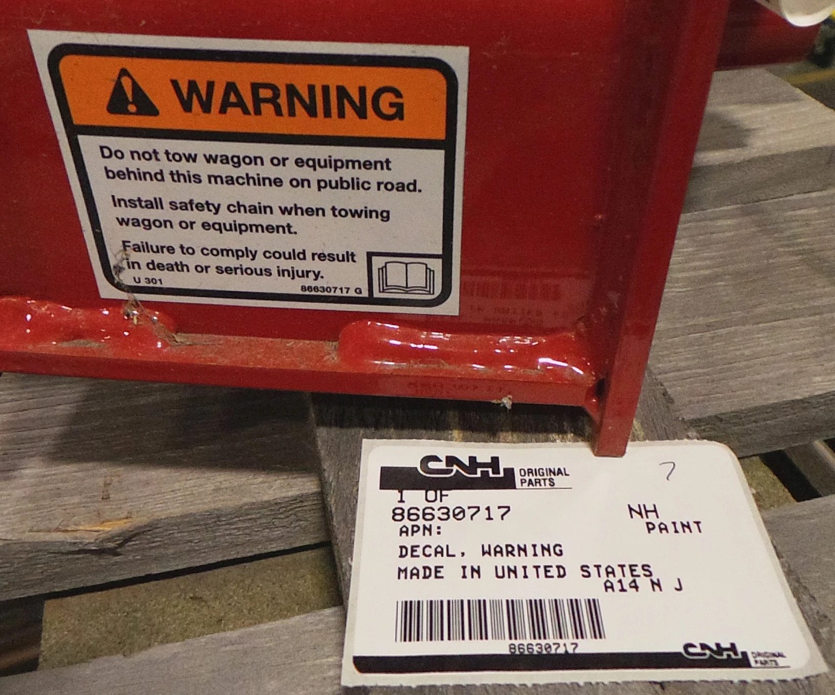 DECAL, WARNING | CASEIH | US | EN
