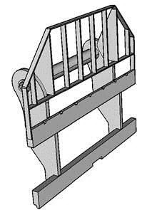 Carriage for FEM Forks - 1260 mm W | CASECE | EU | FR