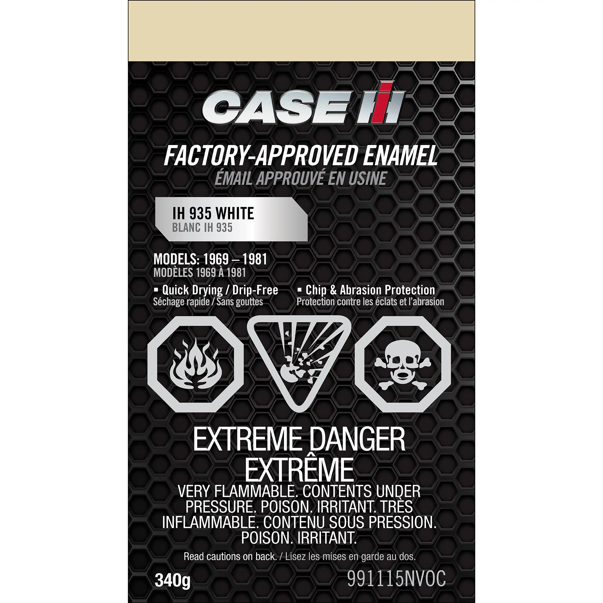 935 Peinture émail blanc - Faible taux de VOC - Diffuseur aérosol de 12 oz/ 340 g | CASECE | CA | FR