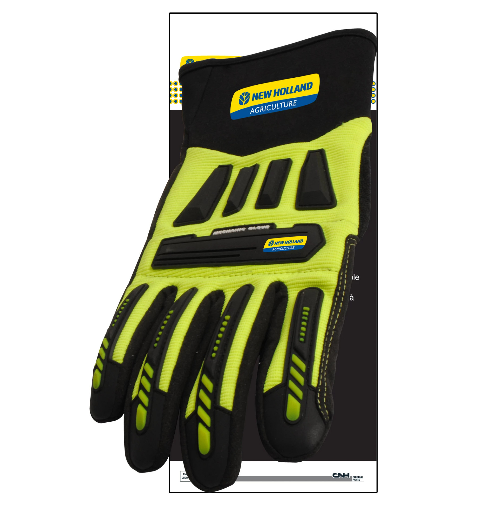 Gants antichocs à haute visibilité - Très grand | NEWHOLLANDAG | CA | FR