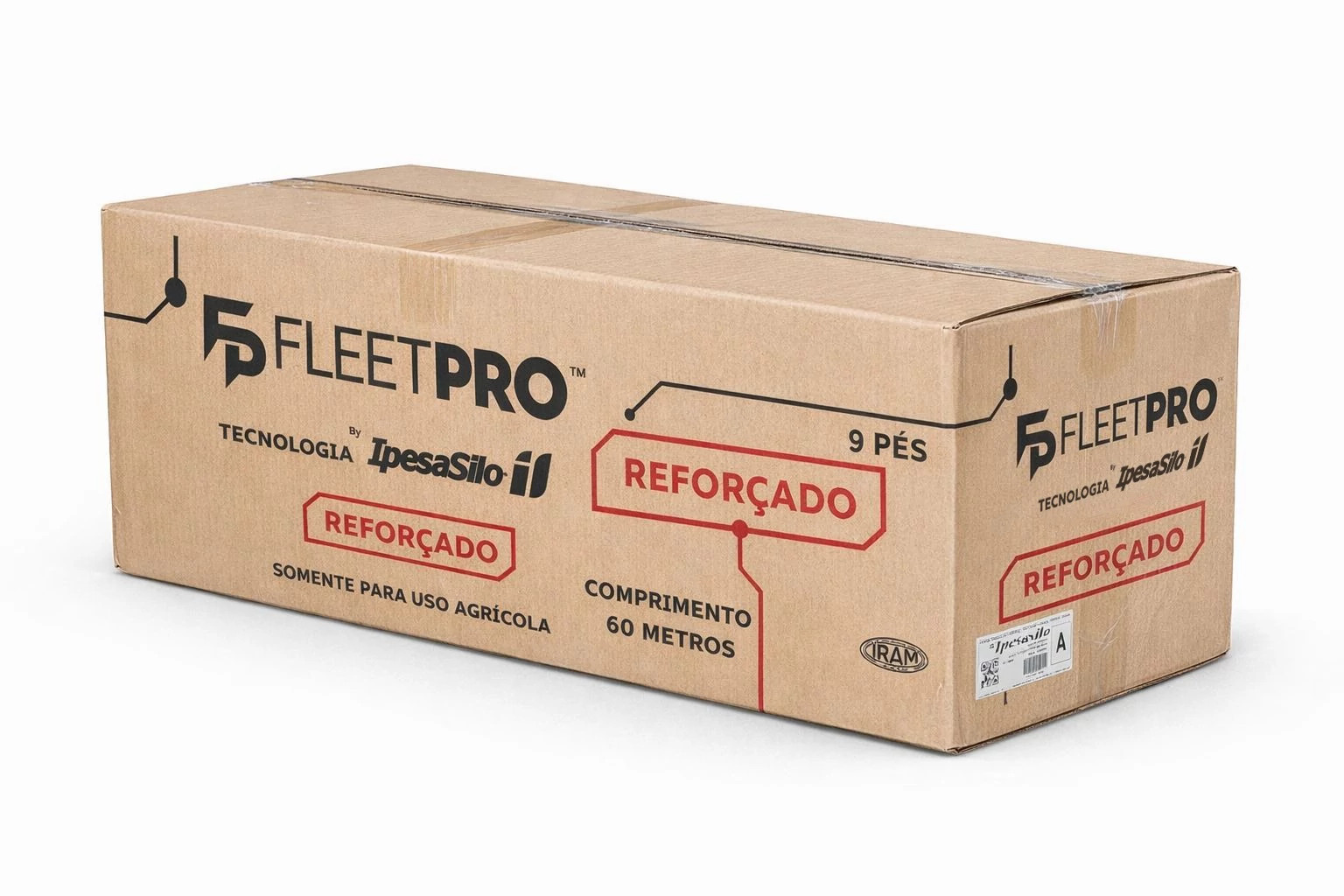 SILO BOLSA FLEETPRO® | IpesaSilo® 9 PÉS, 60m REFORÇADO