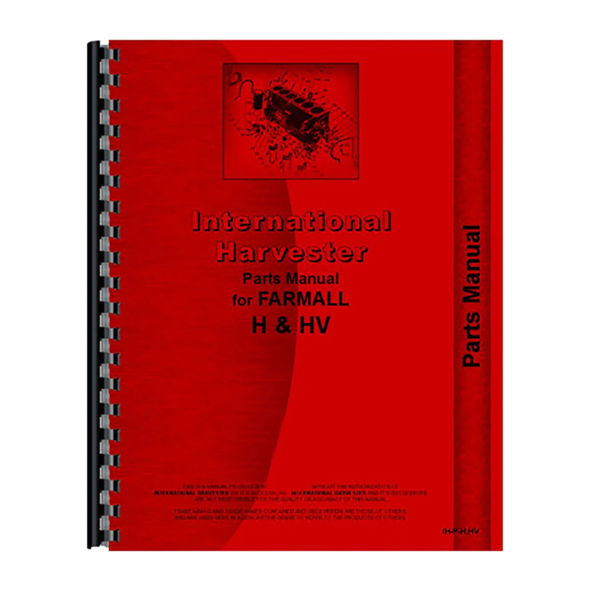 Parts Manual for International H/HV | NEWHOLLANDAG | US | EN