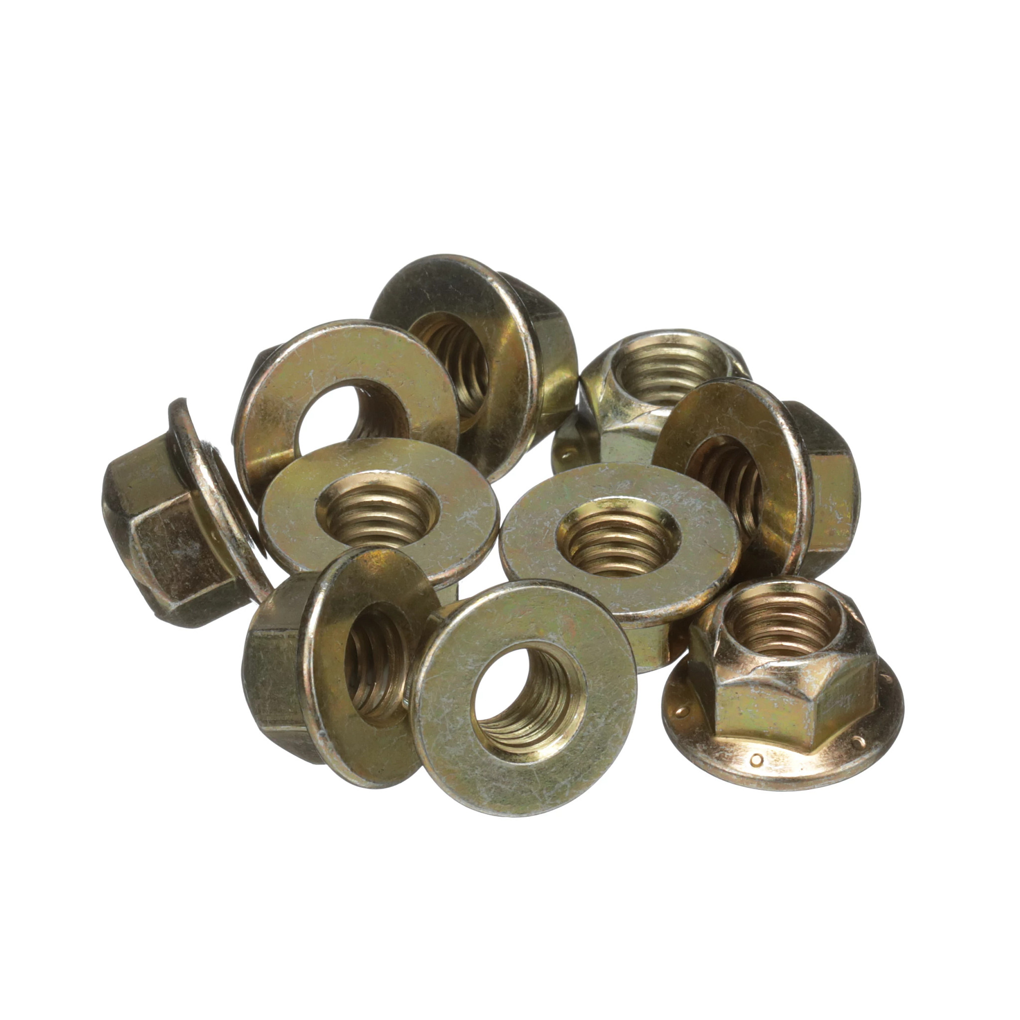 Porca sextavada com flange - 3/8