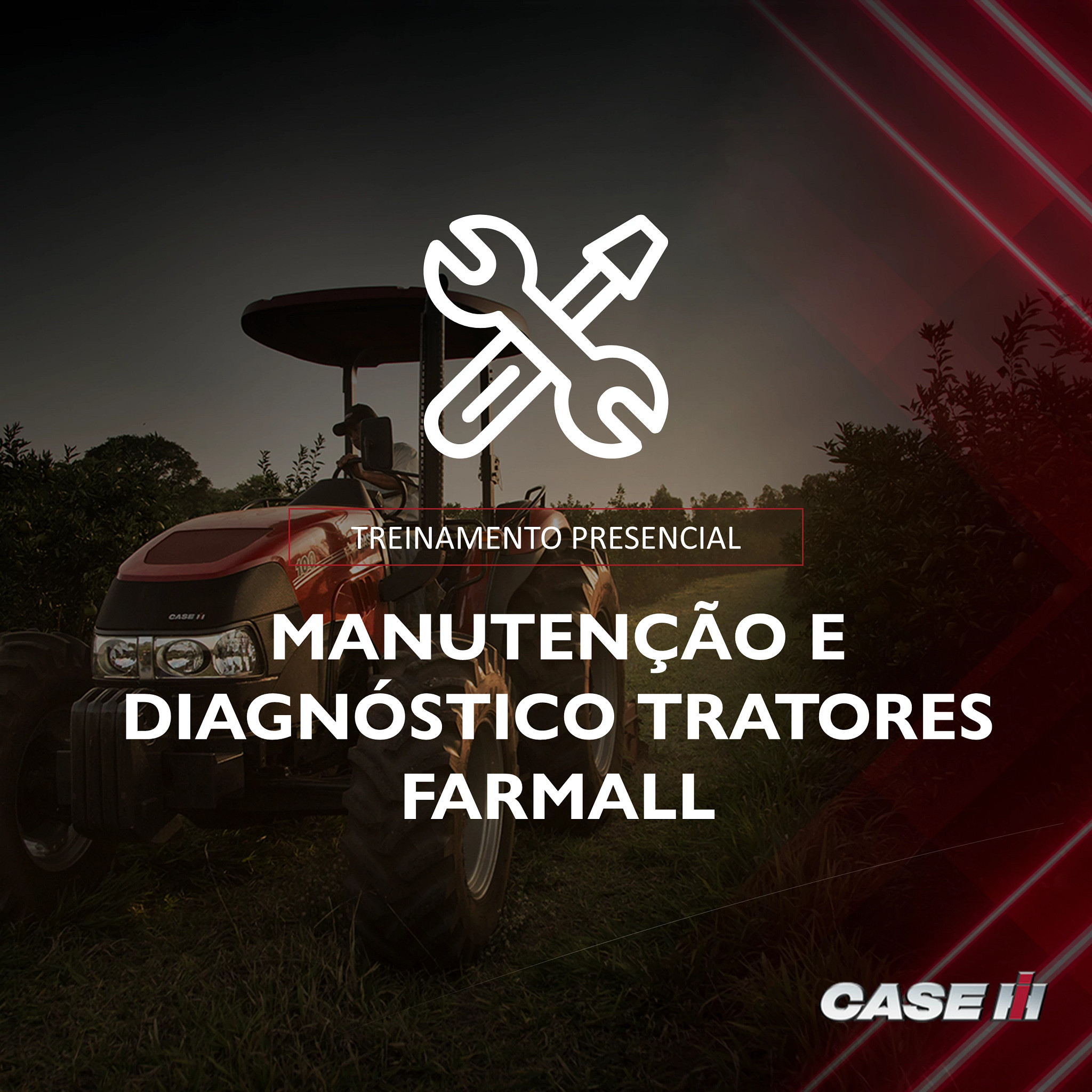 Treinamento Presencial Manutenção Avançada e Diagnóstico  -Tratores Farmall