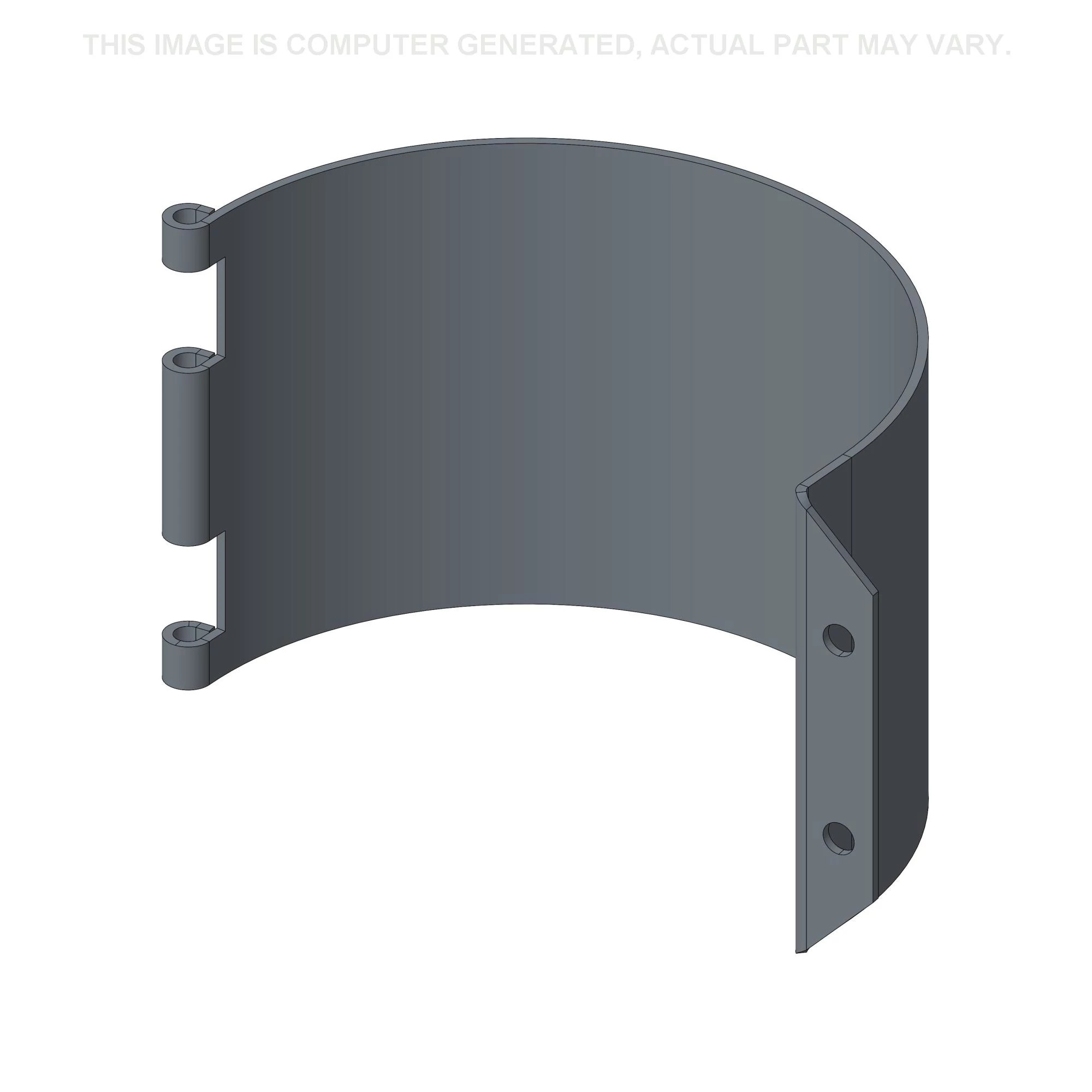 Painel de acesso do protetor do elevador de resíduos - 237 mm C x 147 mm L