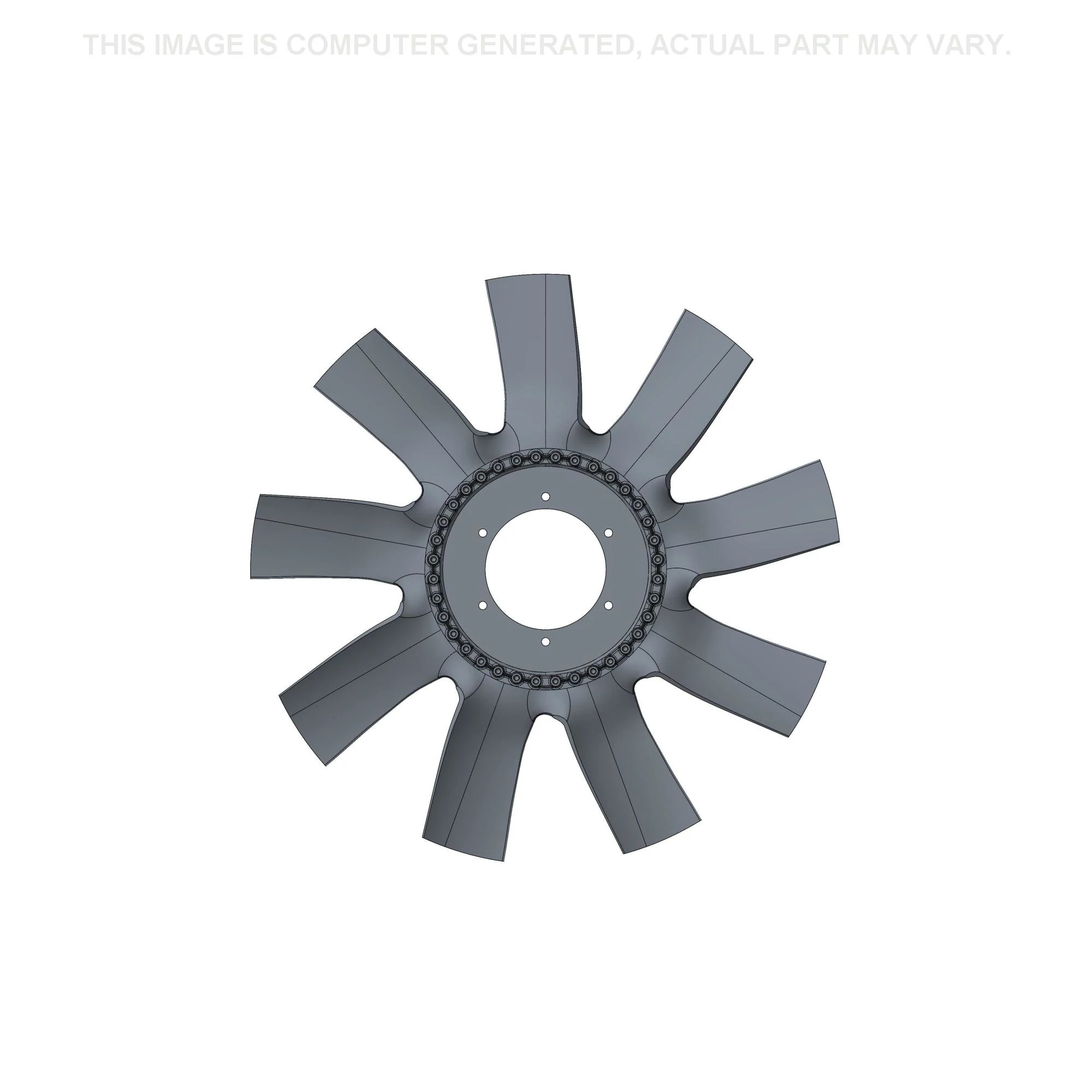 Ventoinha de refrigeração do motor - 620 mm DE x 67 mm L