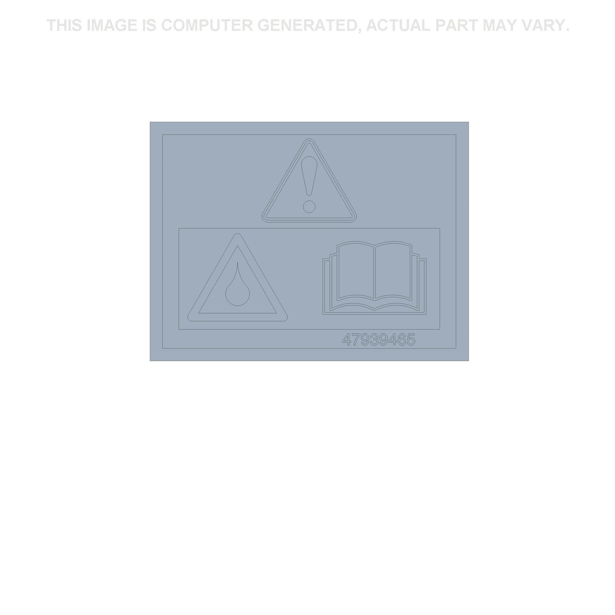 Decal - Brake Oil Instructions