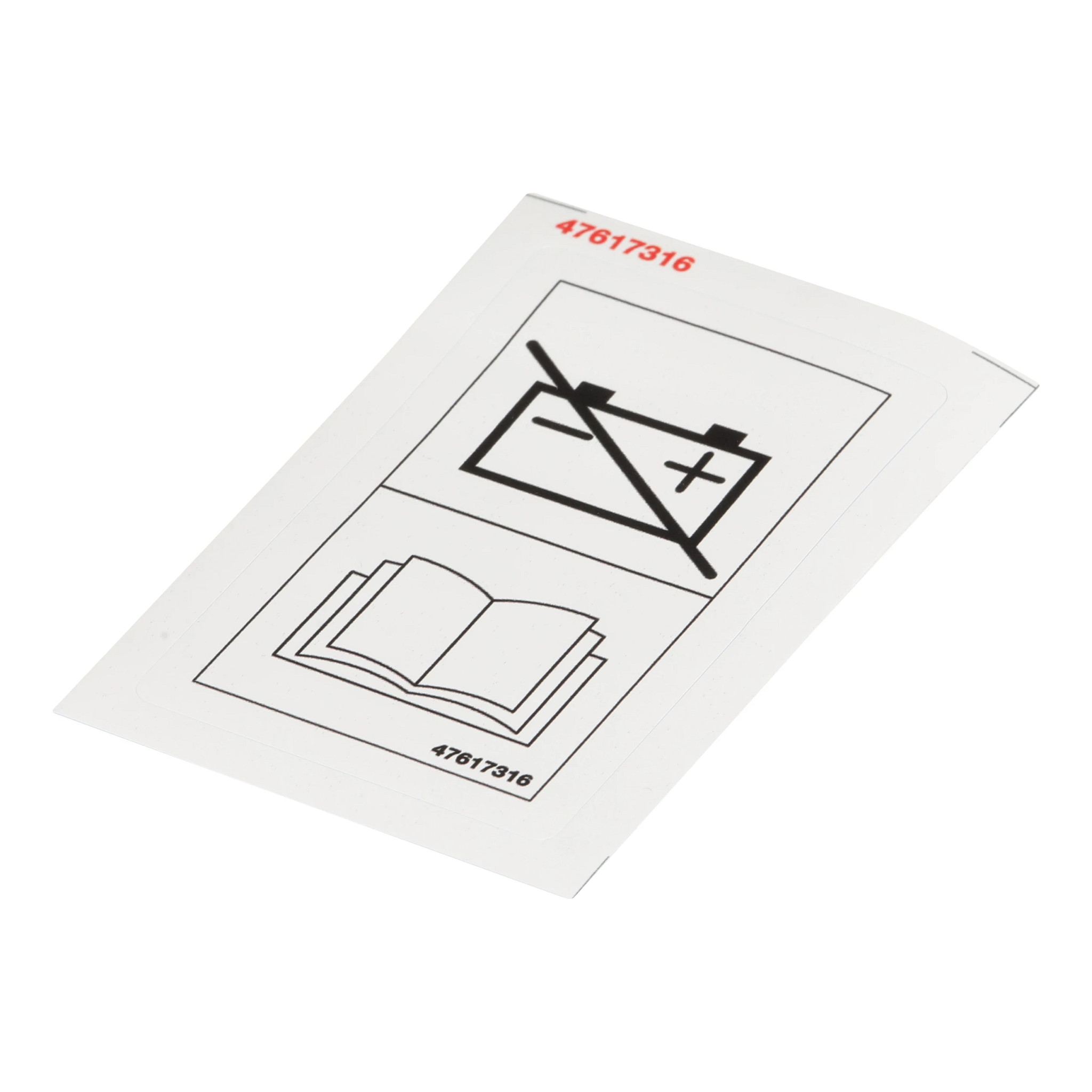 Battery Main Switch Decal | CASEIH | US | EN