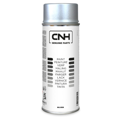 Pintura esmalte plateada - Alta temperatura - Bote de spray de 400 ml | CASEIH | ES | ES