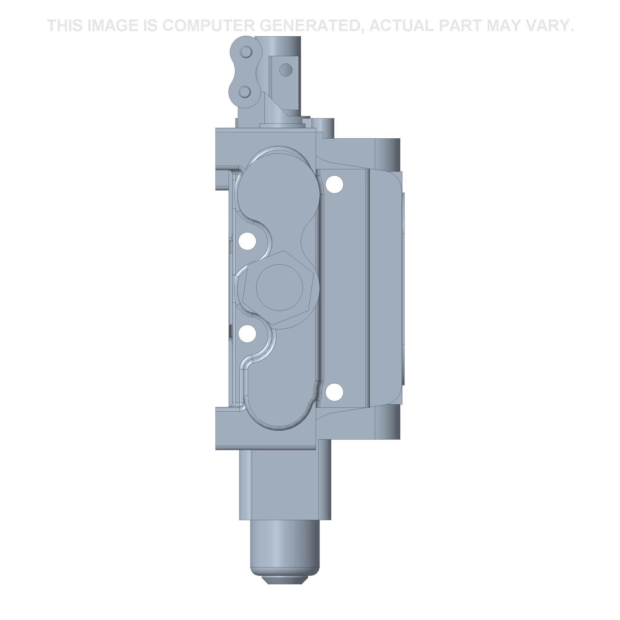 Válvula de controlo direcional de 2 carretéis - 263 mm C x 92 mm L