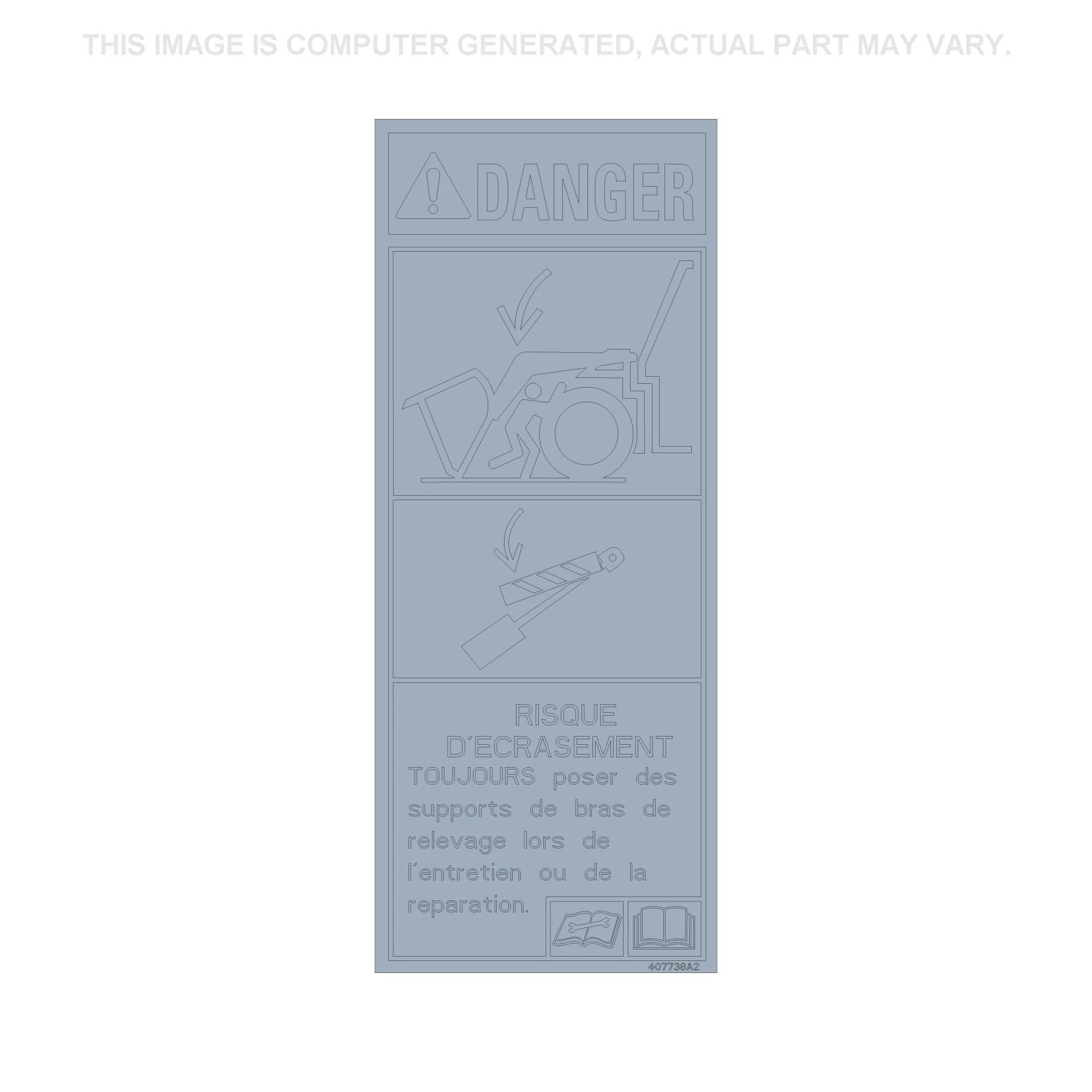 AUTOCOLLANT DANGER | NEWHOLLANDCE | CA | EN