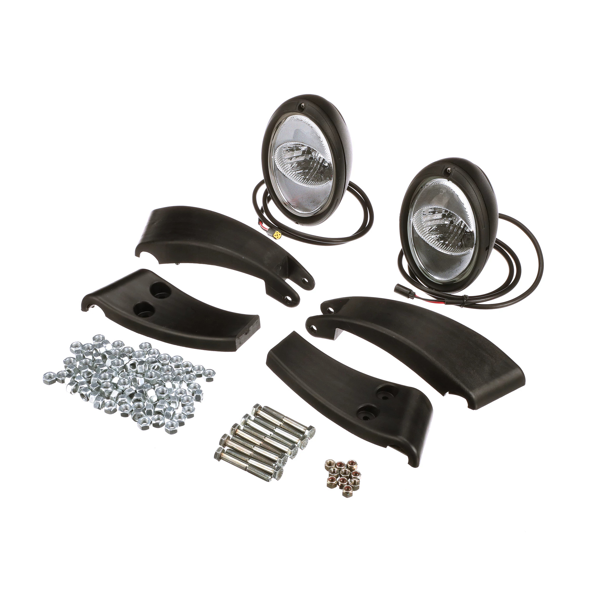 Kit das luzes de trabalho parta trilhos de apoio dianteiros - 2 luzes | CASECE | BR | PT