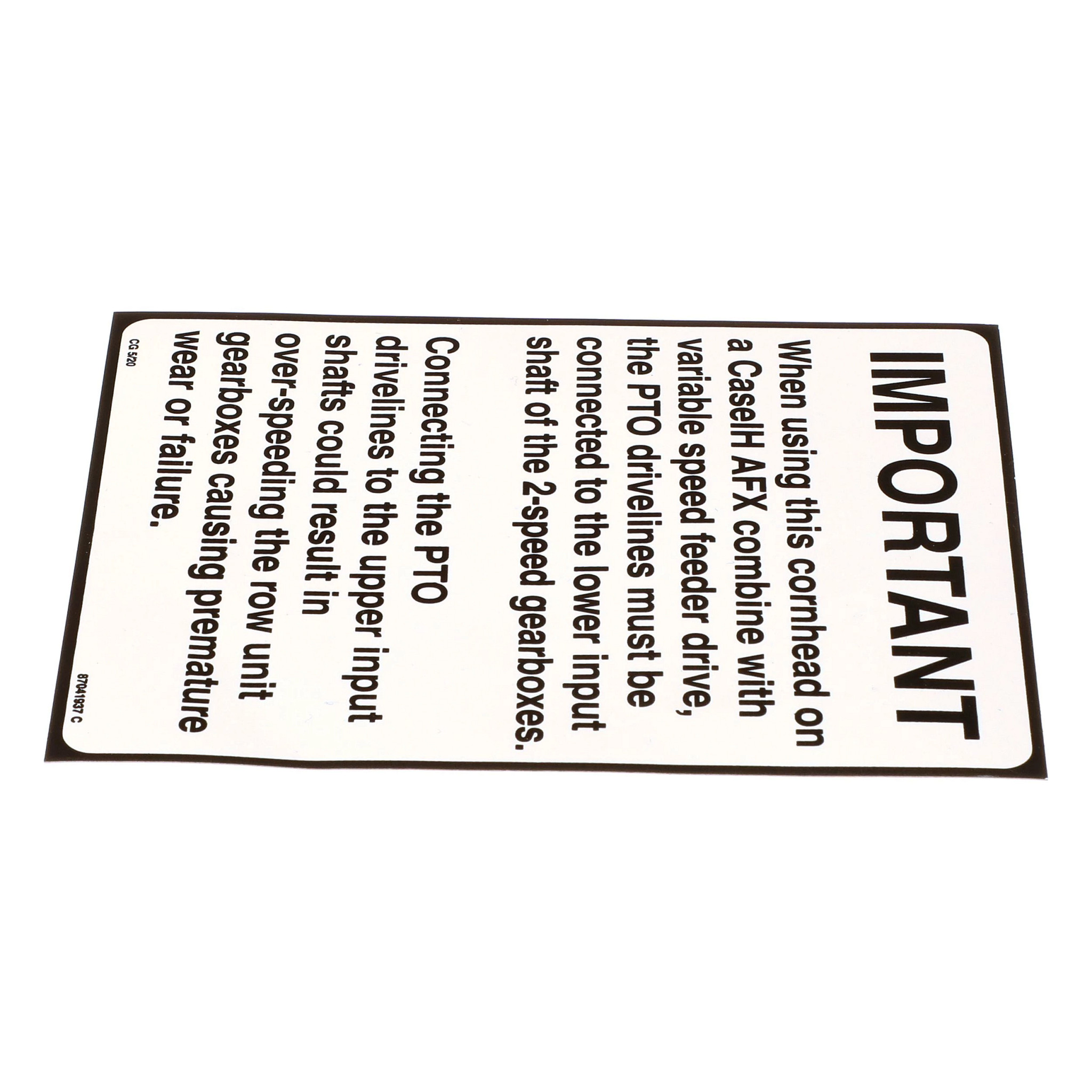 DECAL | CASEIH | IE | EN