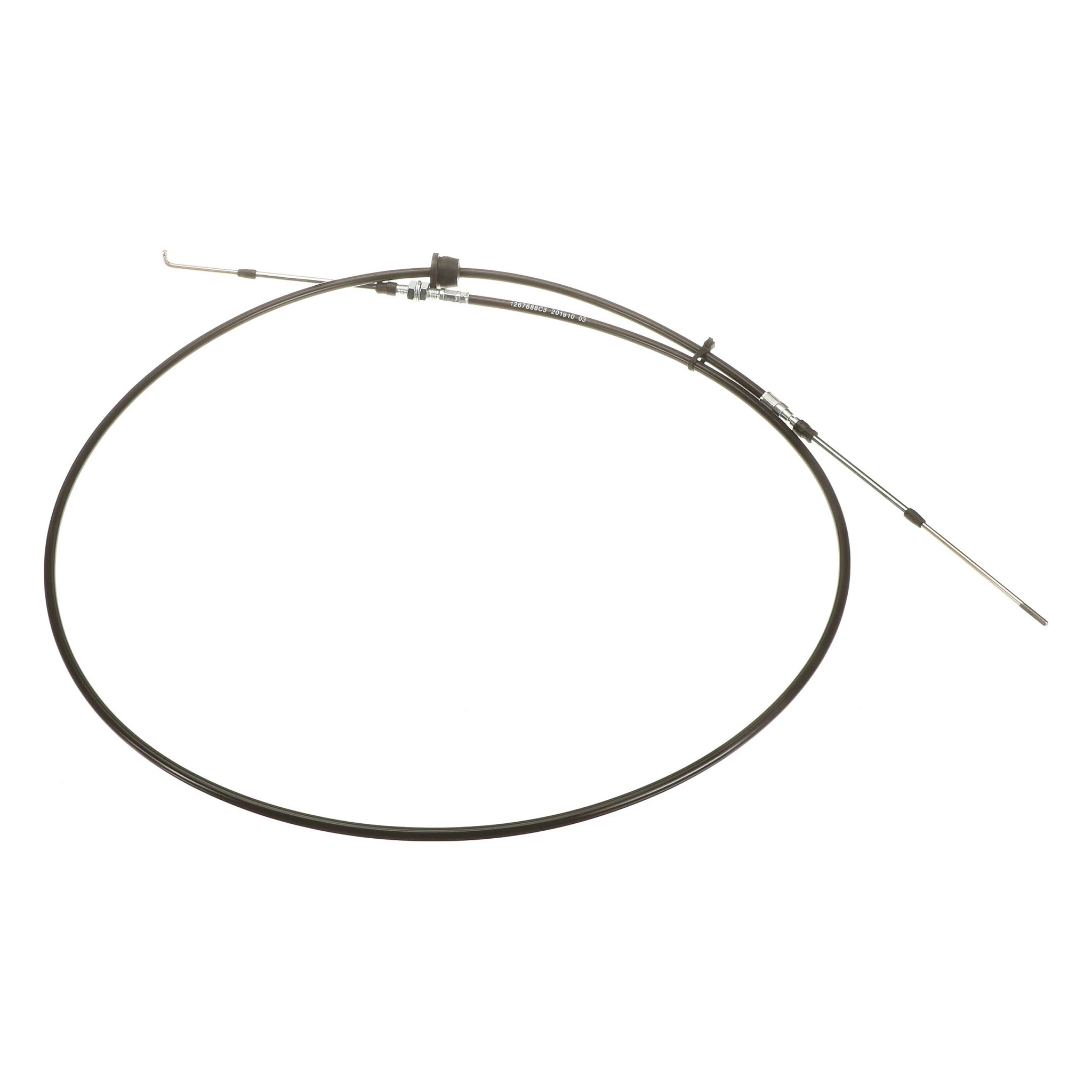 Hand Throttle Control Cable - Cadmium-Plated - 2525 mm L | CASEIH | CA | EN