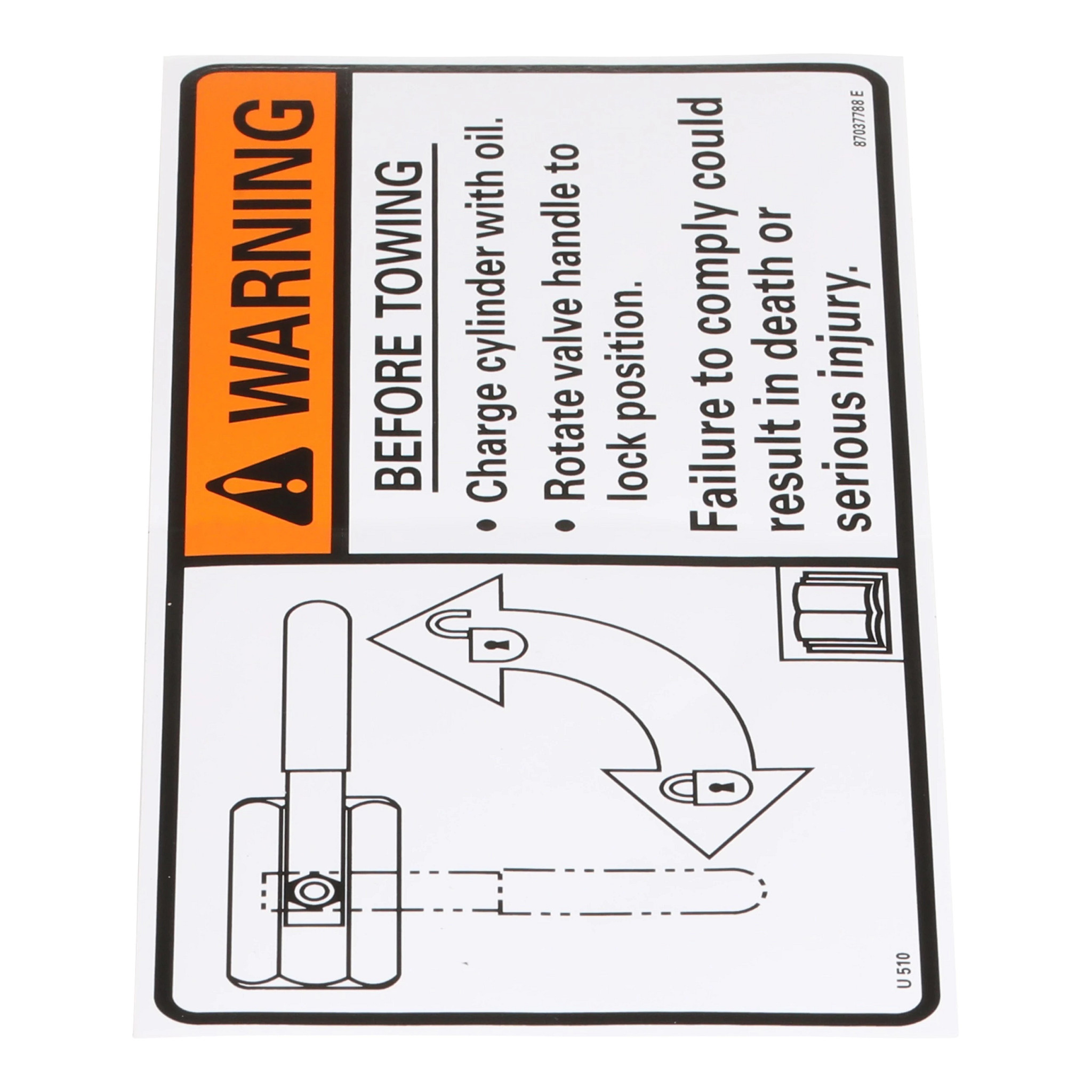 DÍSTICO DE AVISO | NEWHOLLANDCE | SA | PT