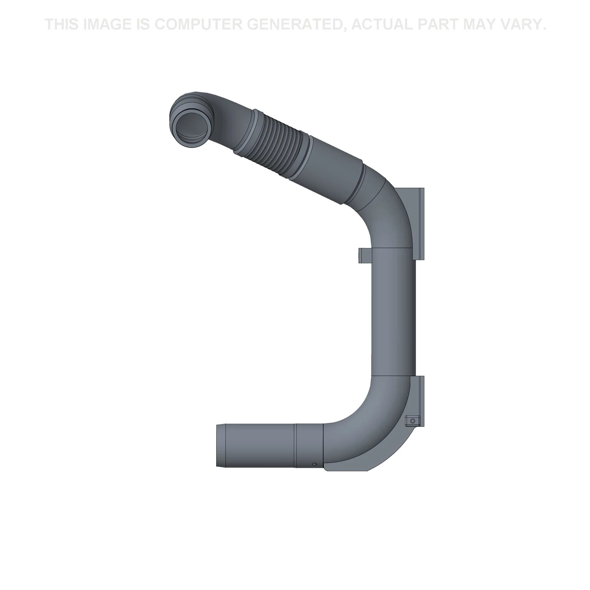 Tubo do sistema de escape - 89 mm DE x 634 mm C