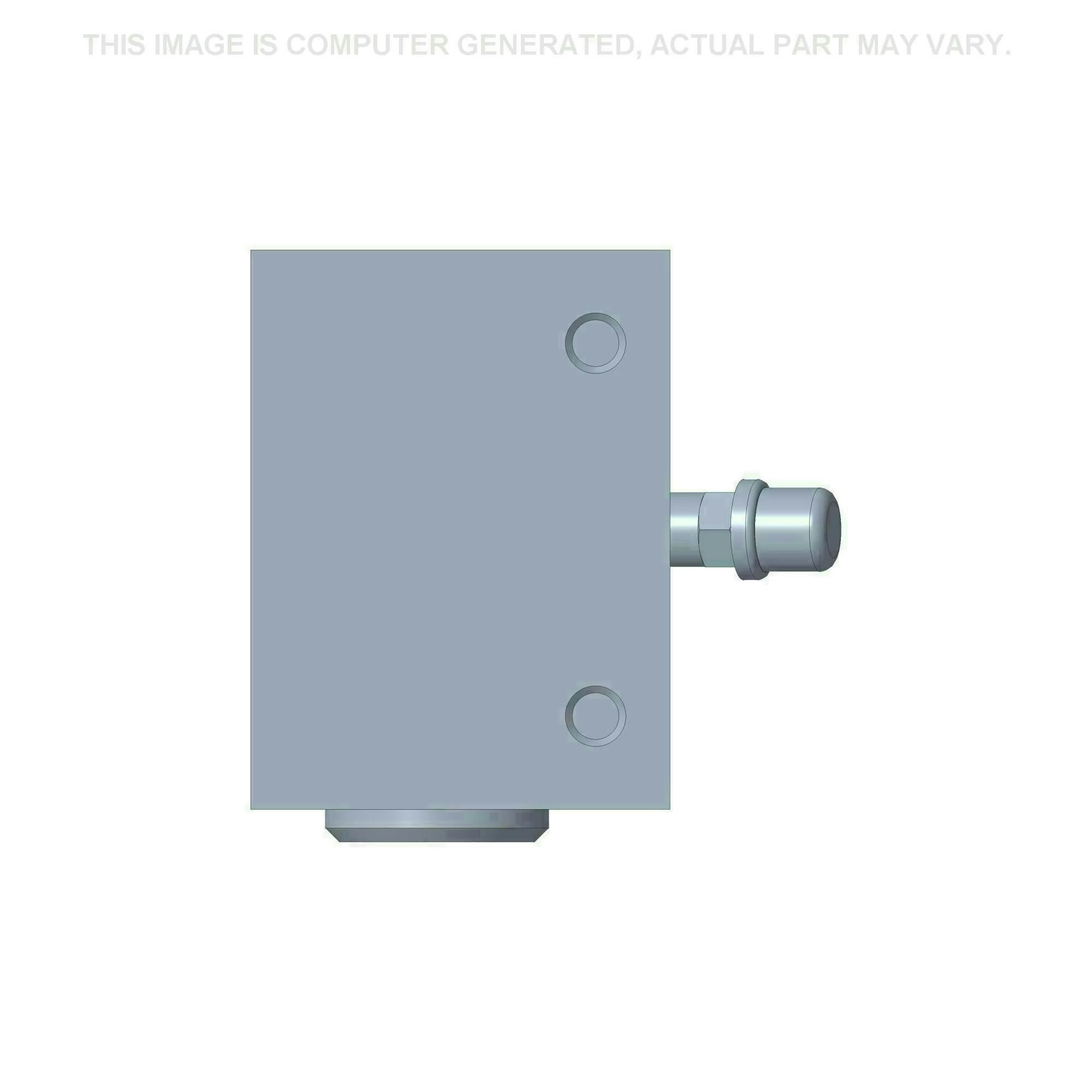 Conjunto de válvula lógica do travão - 63 mm C x 45 mm L x 63 mm A