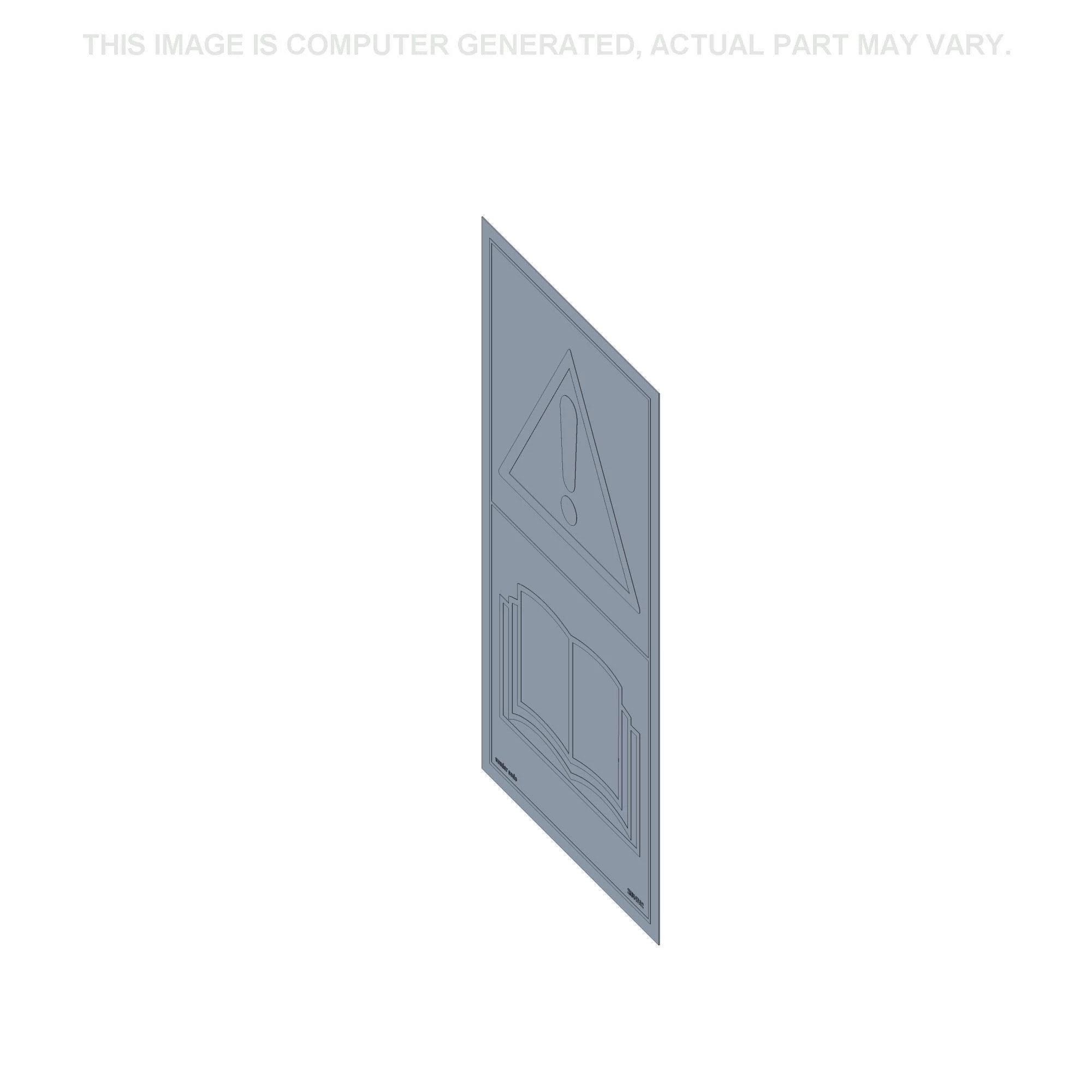 Warning Decal - 