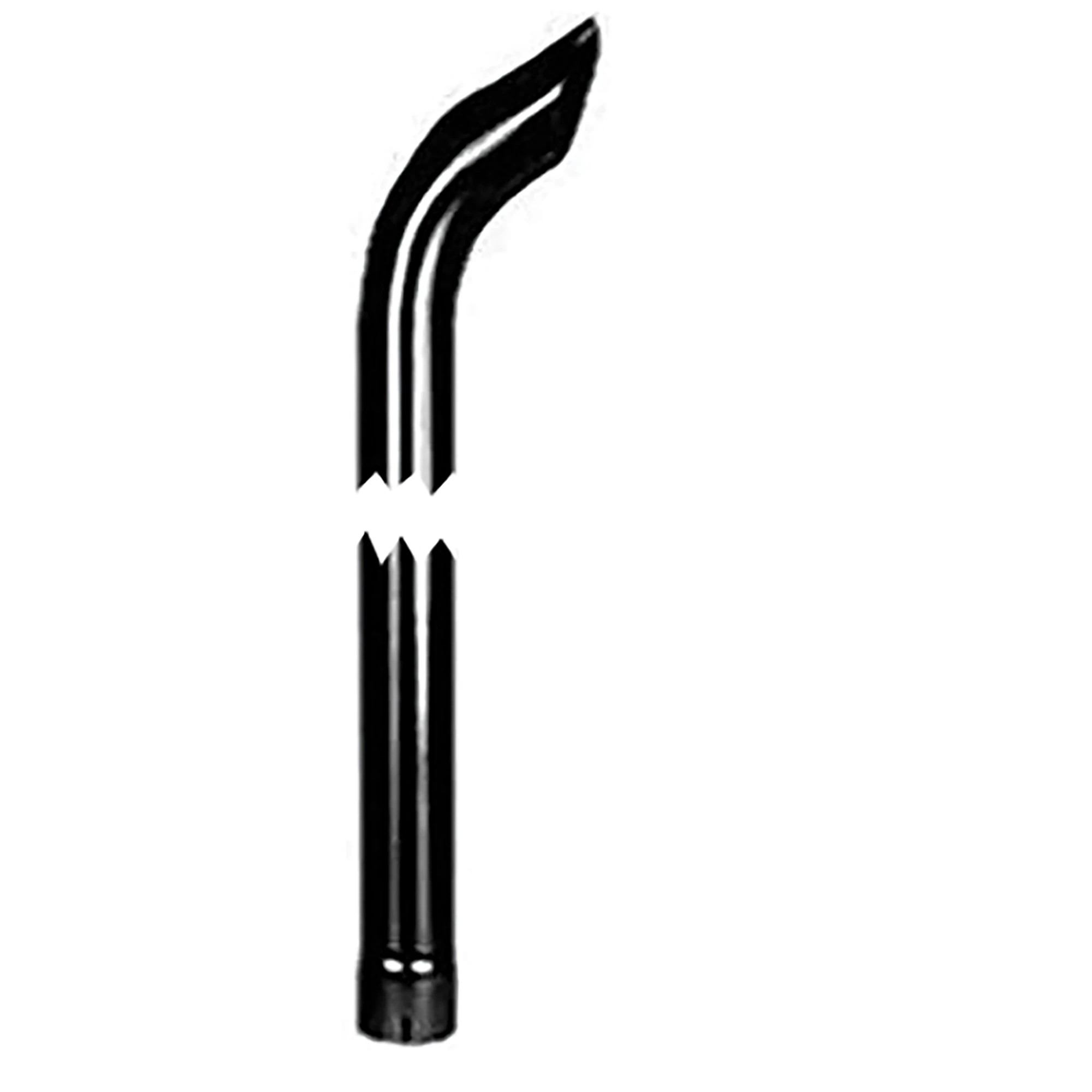 Exhaust Stack - Curved - Black - 1 1/4