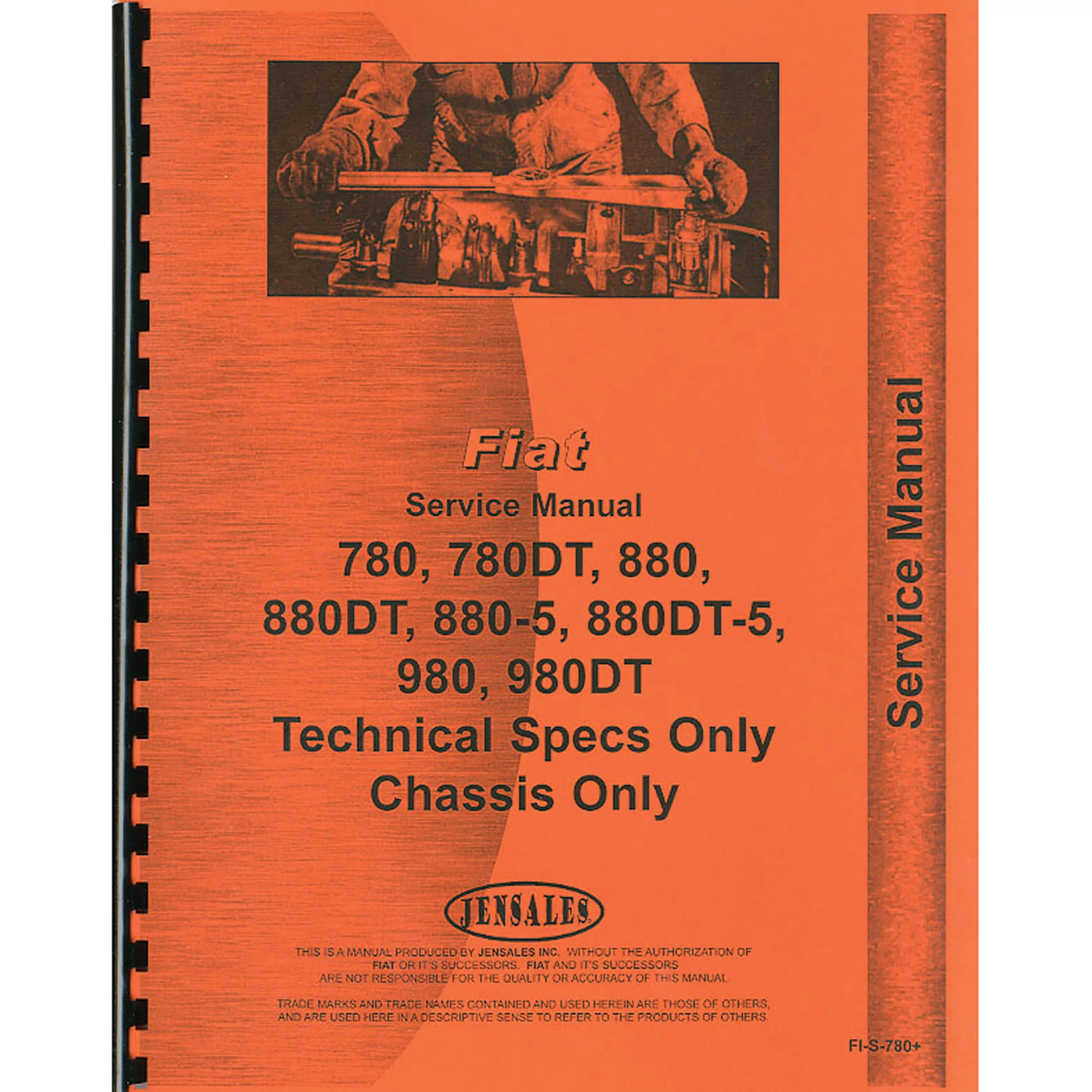 Service Manual for Fiat and Hesston Tractors | NEWHOLLANDAG | US | EN