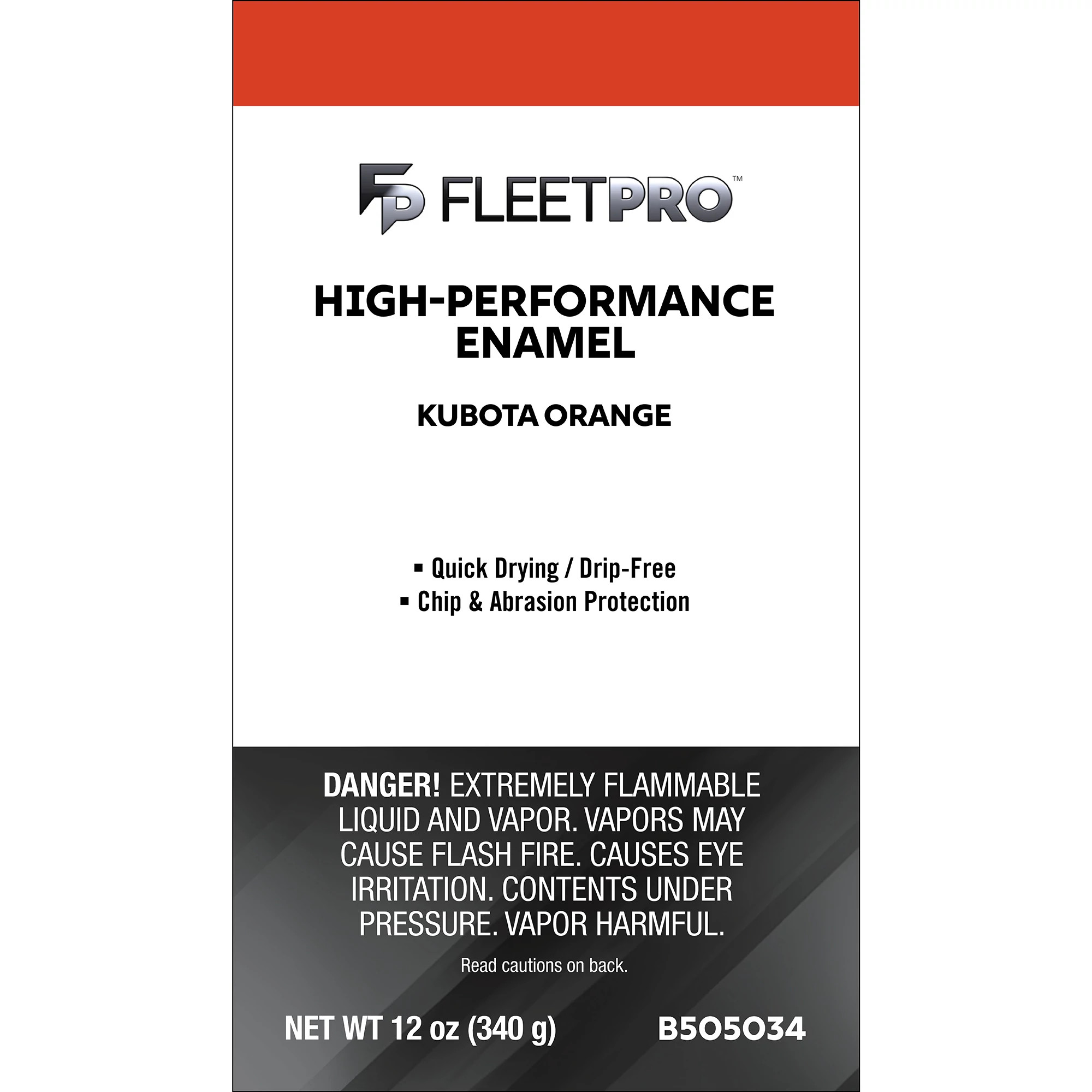 Kubota Orange Enamel Paint - 12 oz/340 g Spray Can | CASECE | CA | EN