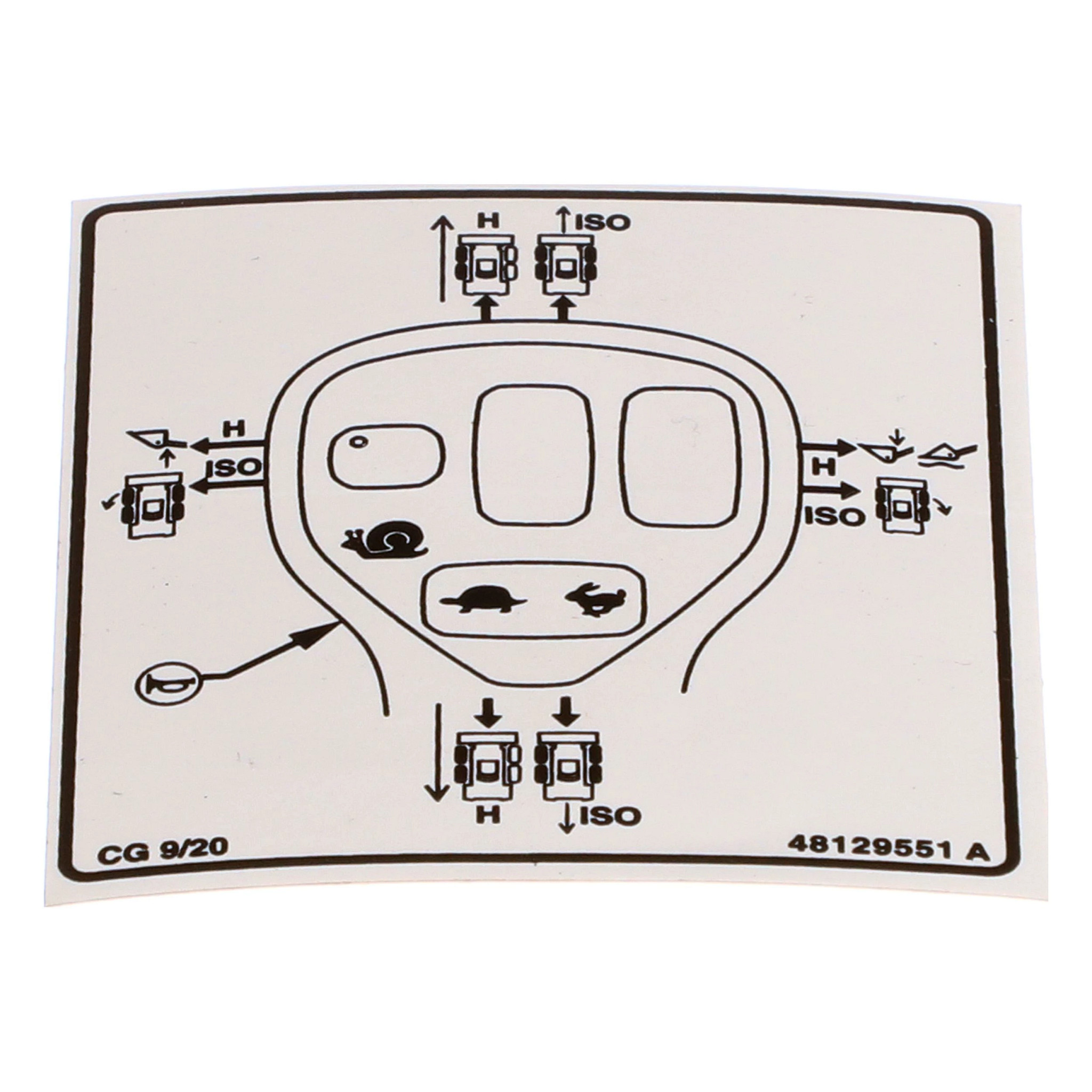 AUTOCOLLANT | CASEIH | EU | DE