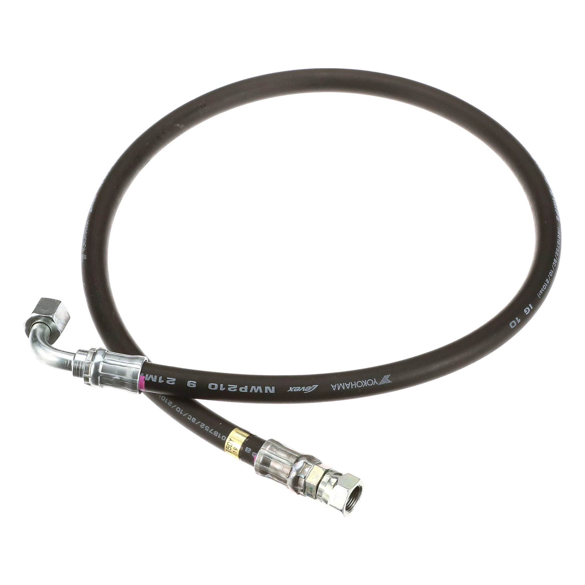 Dozer Hydraulic Line Hose - PF 3/8" - 9.5 mm ID x 16.9 mm OD x 1150 mm L
