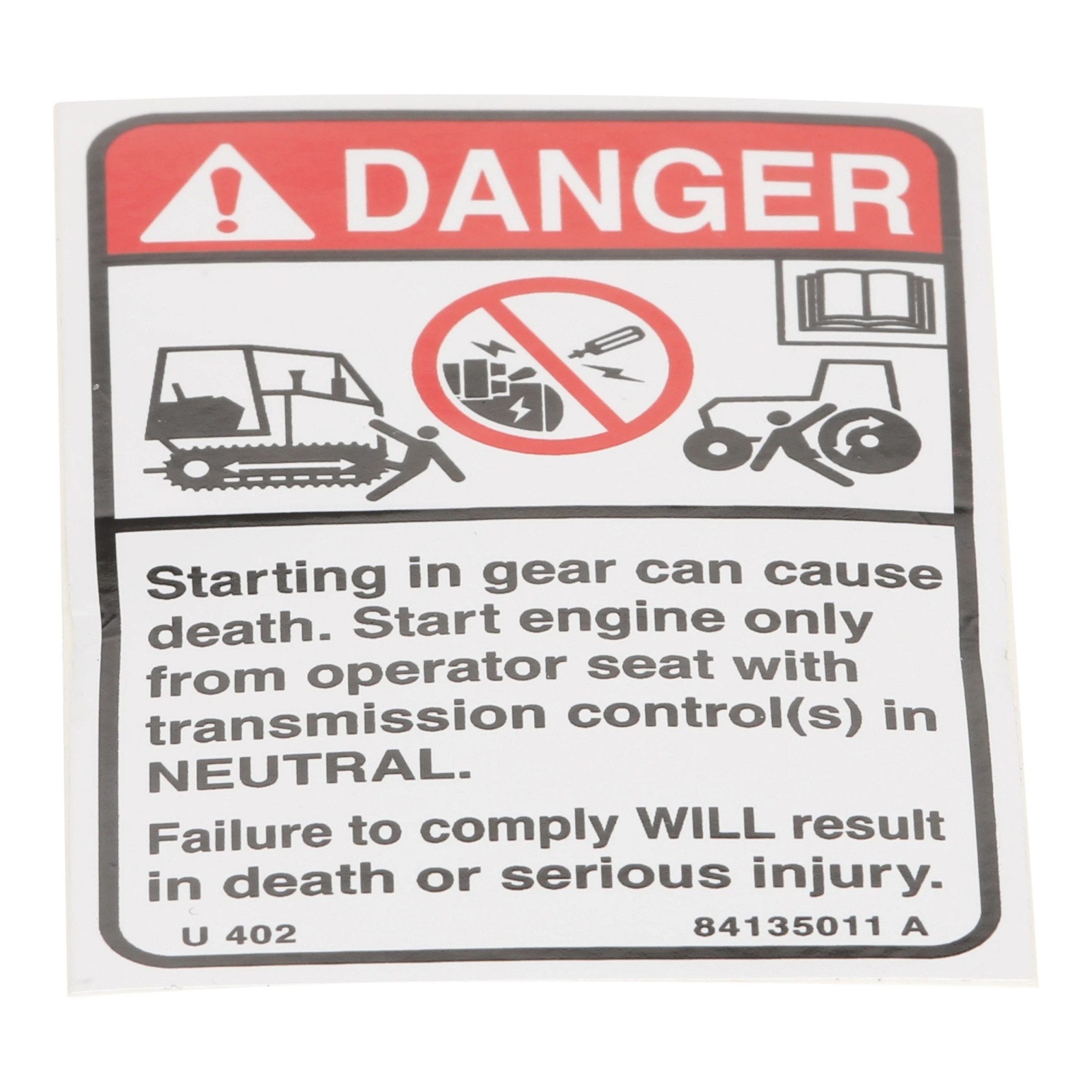 DANGER DECAL | CASEIH | US | EN