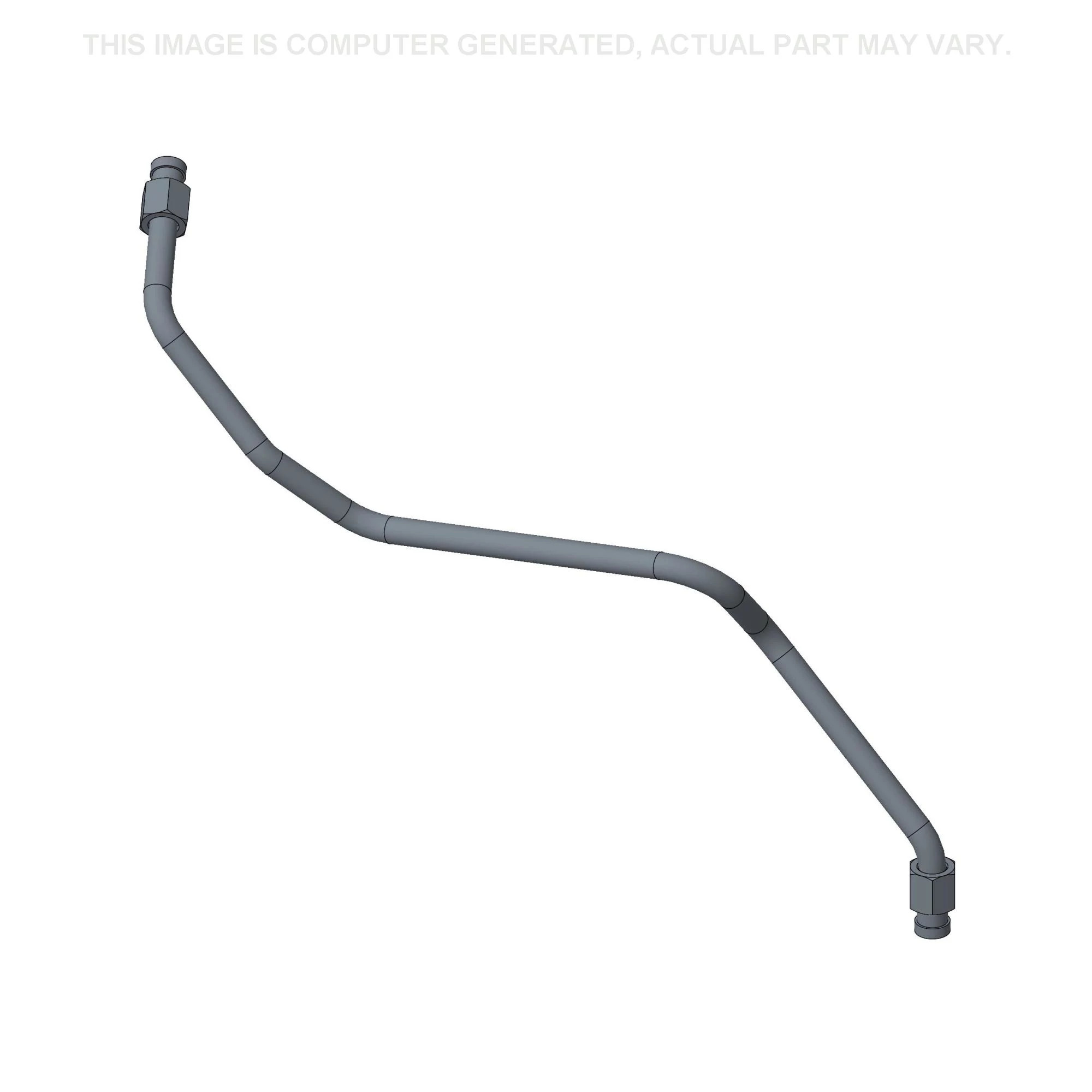 High-Flow Hydraulic Auxiliary Tube - 12.6 mm ID x 15.9 mm OD x 500 mm L