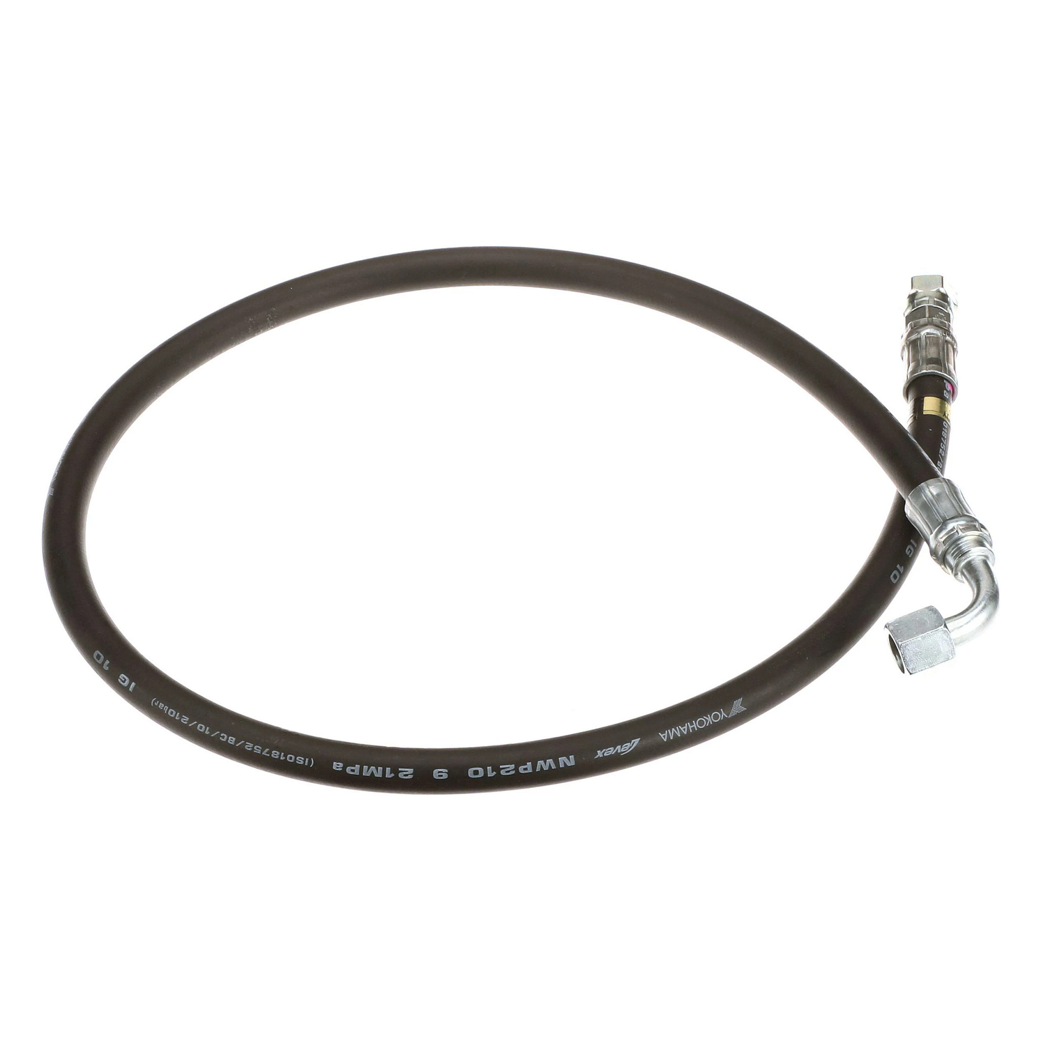 Dozer Hydraulic Line Hose - PF 3/8" - 9.5 mm ID x 16.9 mm OD x 1150 mm L