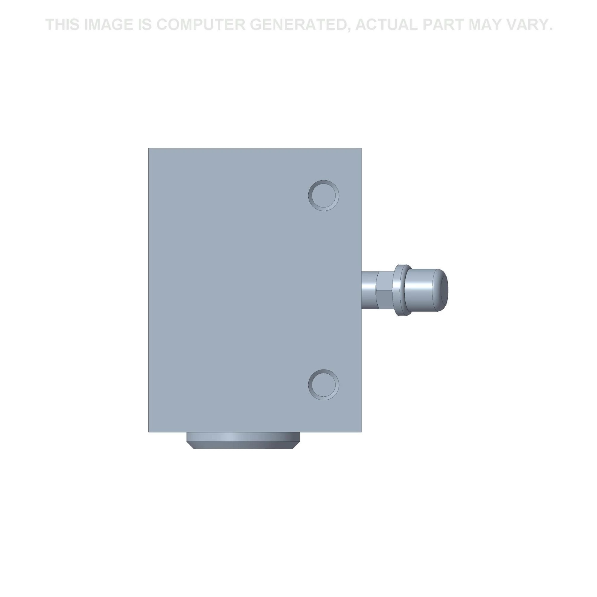 Conjunto de válvula lógica do travão - 63 mm C x 45 mm L x 63 mm A