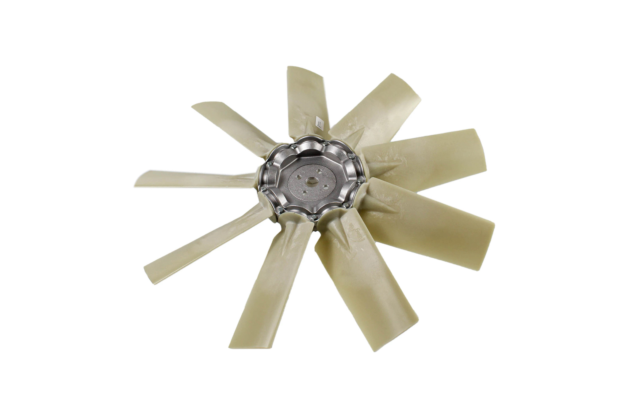 Ventoinha de refrigeração do motor - 9 lâminas - 711 mm DE x 76 mm L