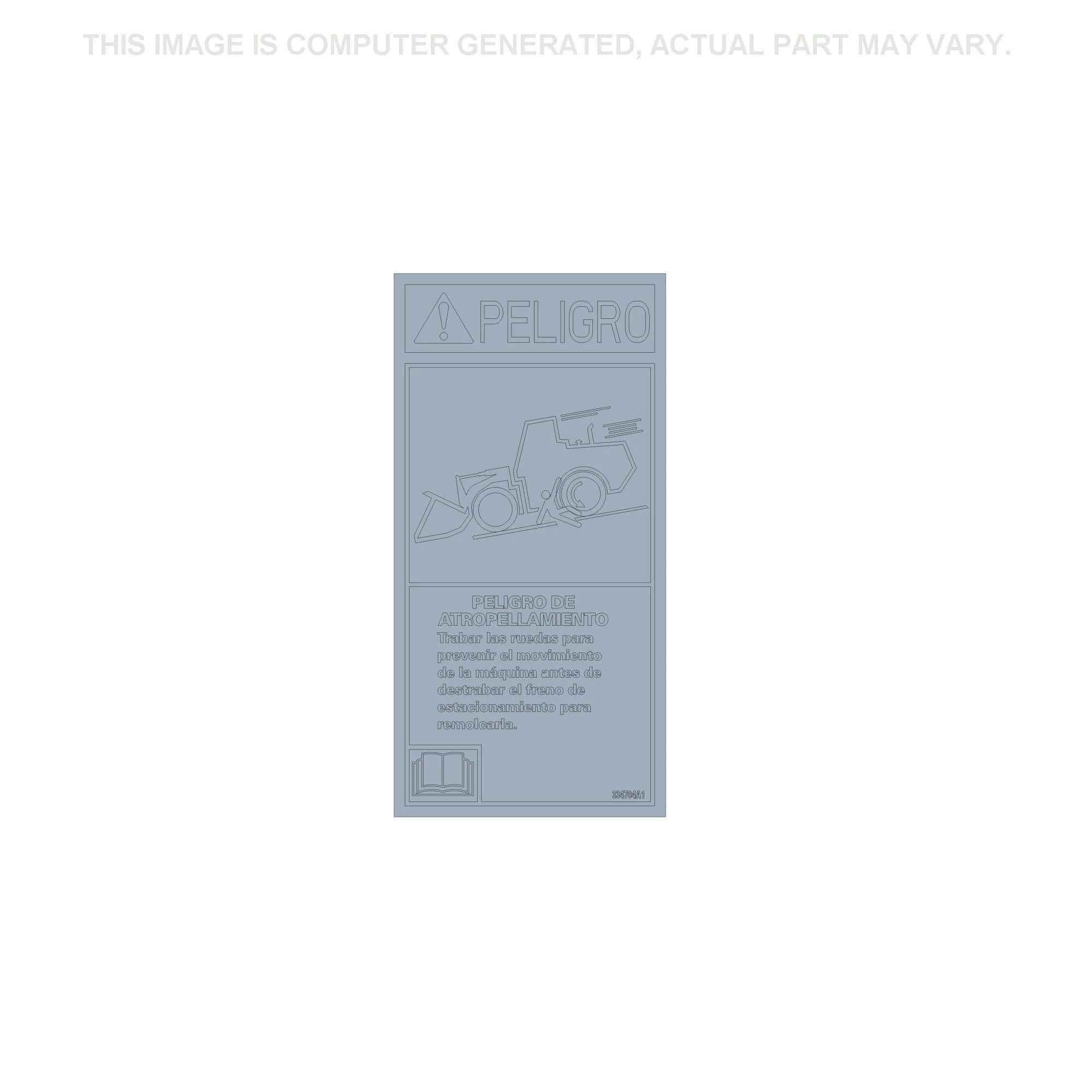 DANGER DECAL | NEWHOLLANDCE | CA | FR