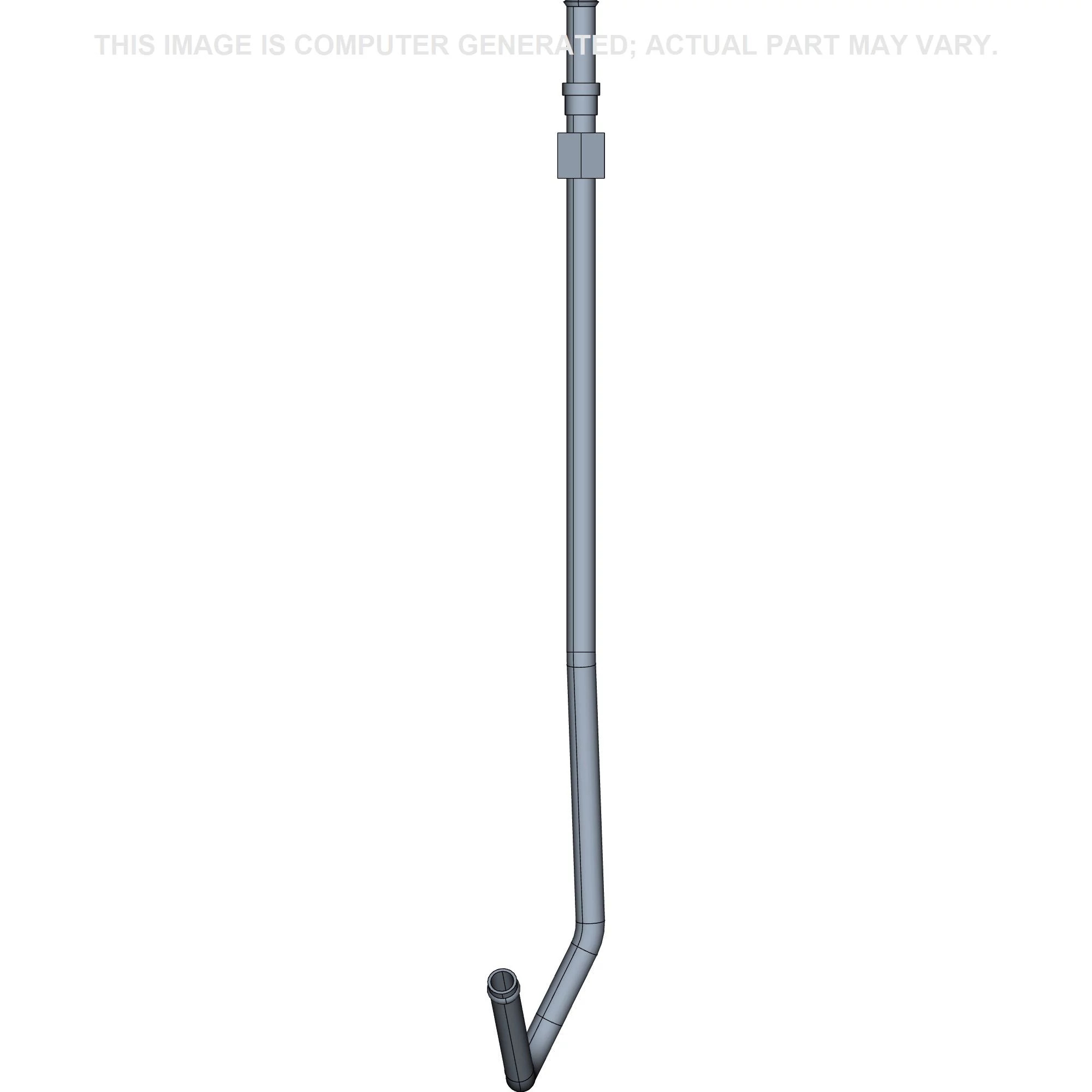 Cooling System Tube - Upper Right-Hand - 15.875 mm OD x 584 mm L