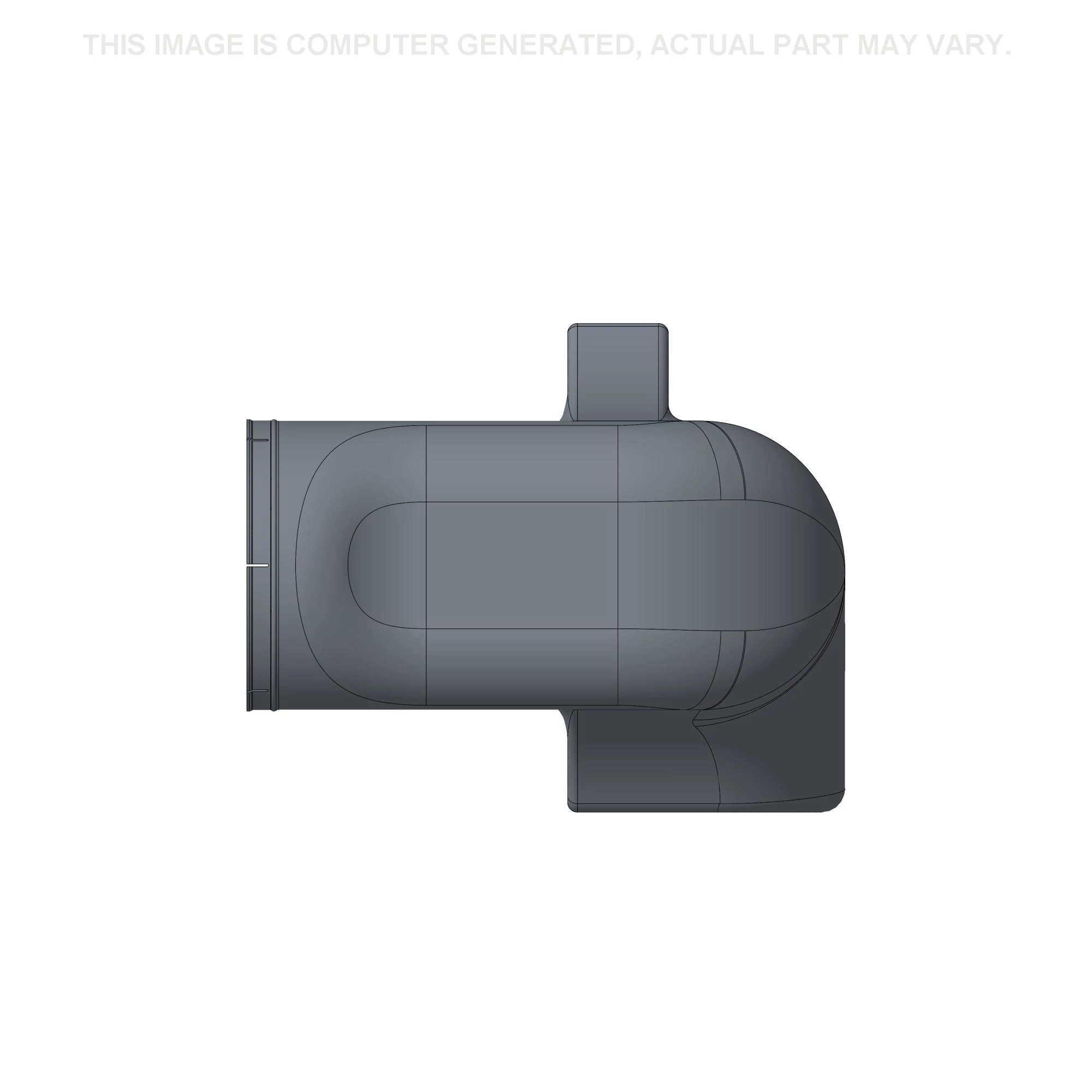 Conduta de ar - 495 mm A x 606 mm L x 287 mm DI