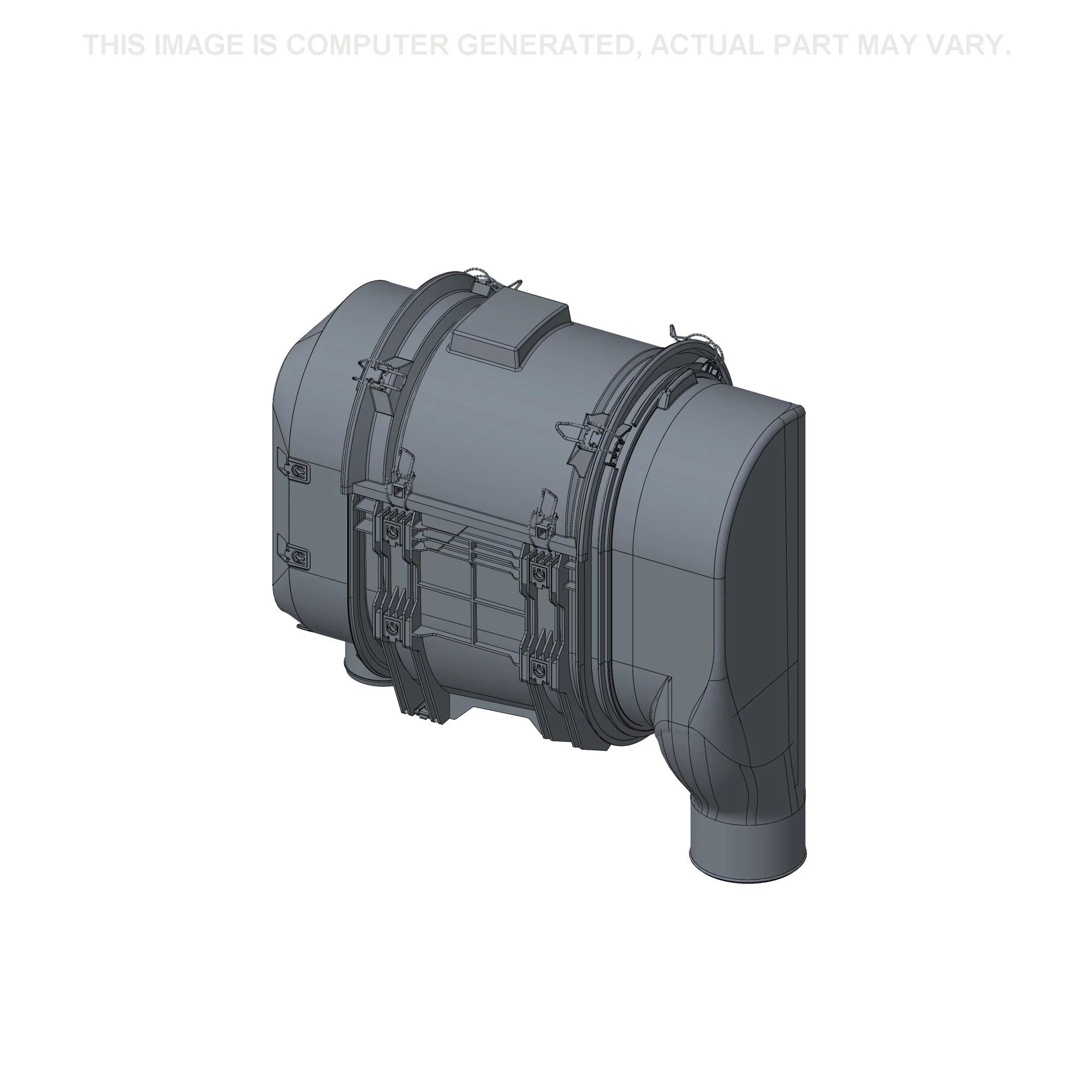 Conjunto do filtro de ar do motor - 525 mm C x 310 mm L