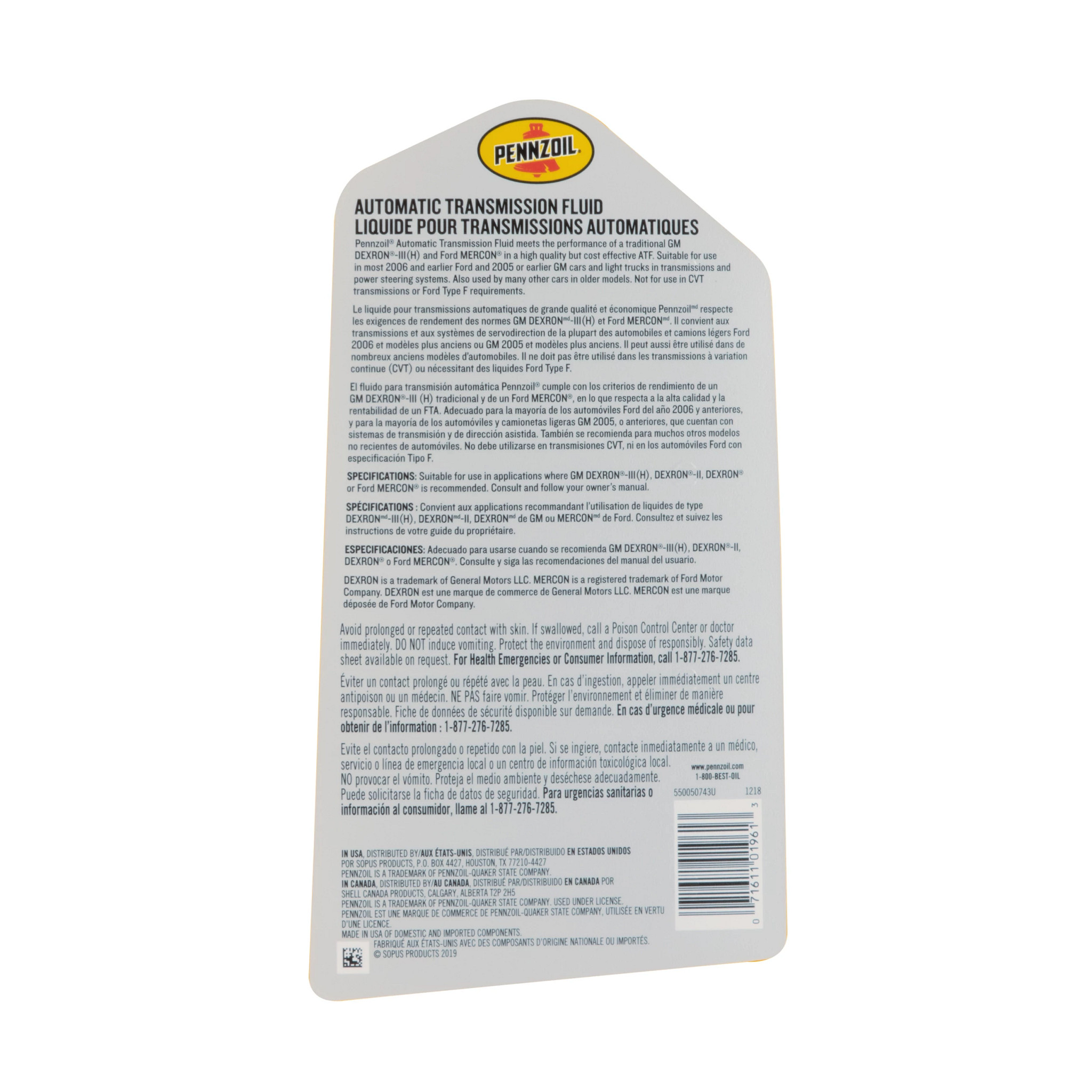 TRANSMISSION OIL | NEWHOLLANDAG | CA | EN