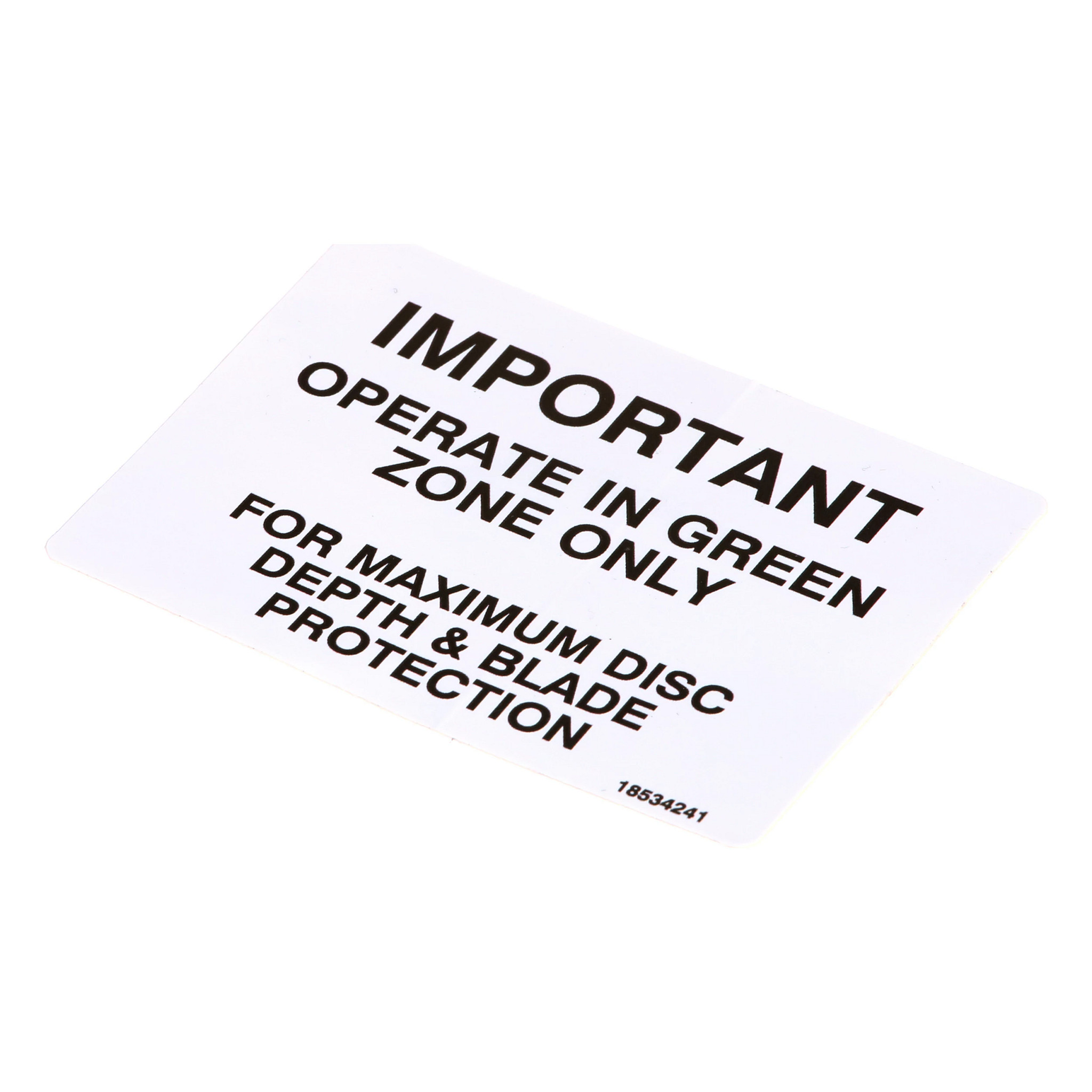 Disk Depth Decal - Instruction | CASECE | CA | EN