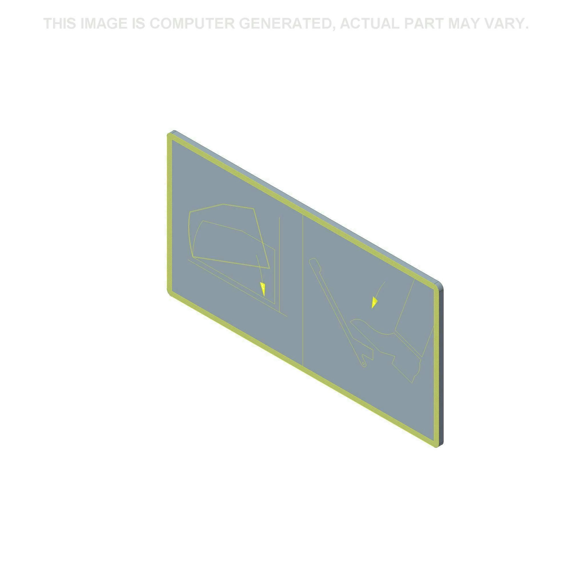 Autocollant pour déverrouillage du capot | NEWHOLLANDCE | CA | FR