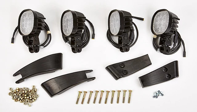 Kit de faros de trabajo LED para montaje delantero y trasero en techo alto de cabina | CASEIH | EU | IT