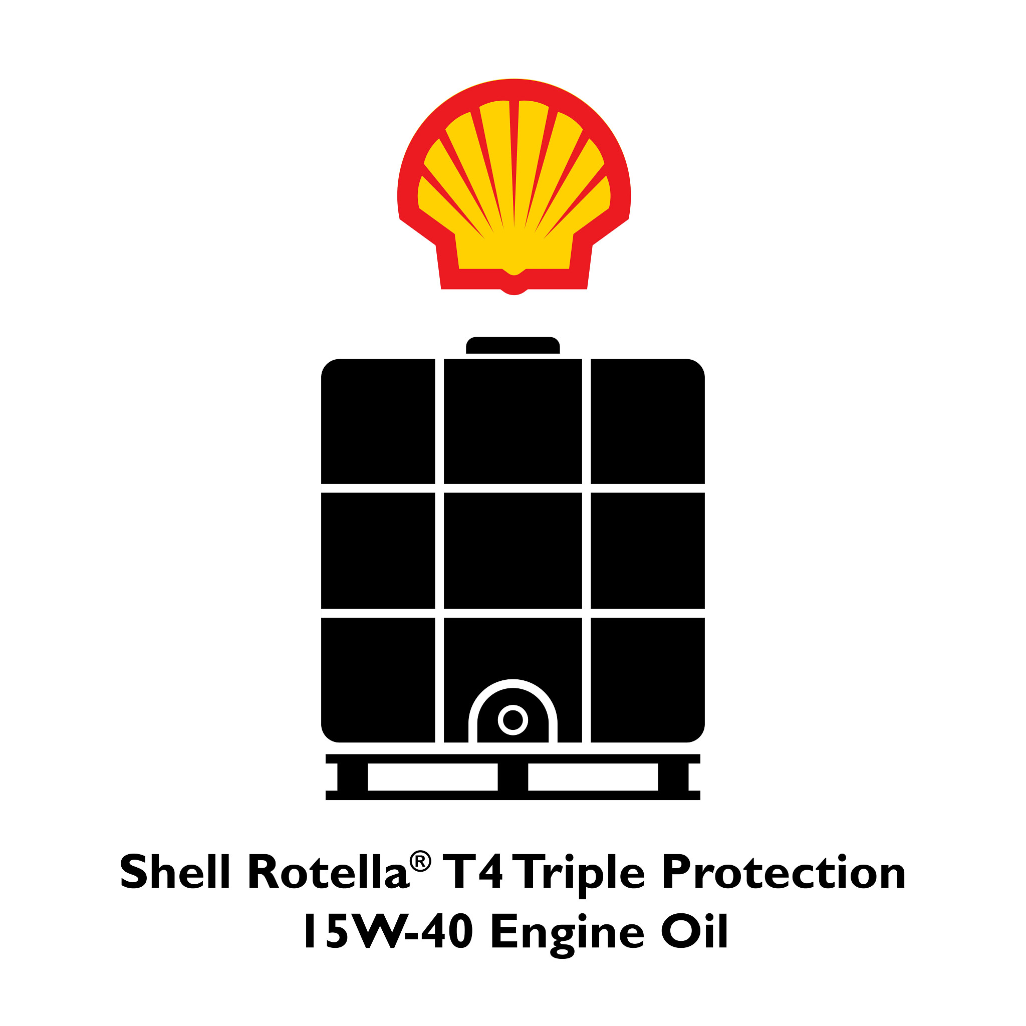 Shell Rotella® T4 Huile pour moteur diesel Triple Protection® - 15W-40 257 gal/972,85 L | NEWHOLLANDCE | CA | EN