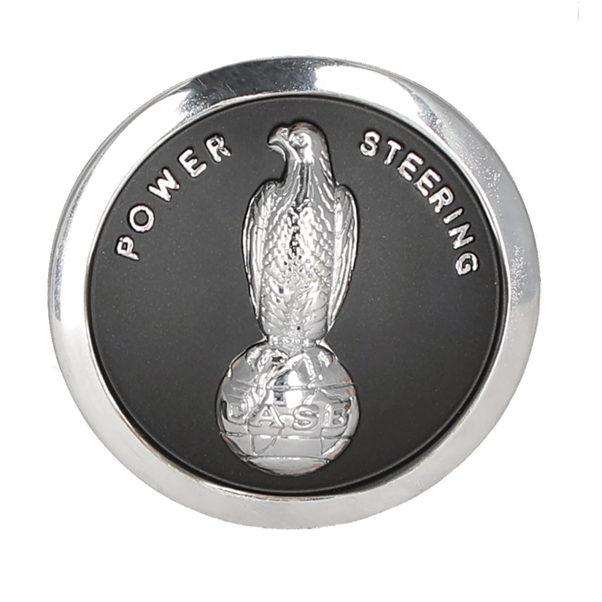 Steering Wheel Cap - Chrome with Black Background | NEWHOLLANDAG | US | EN