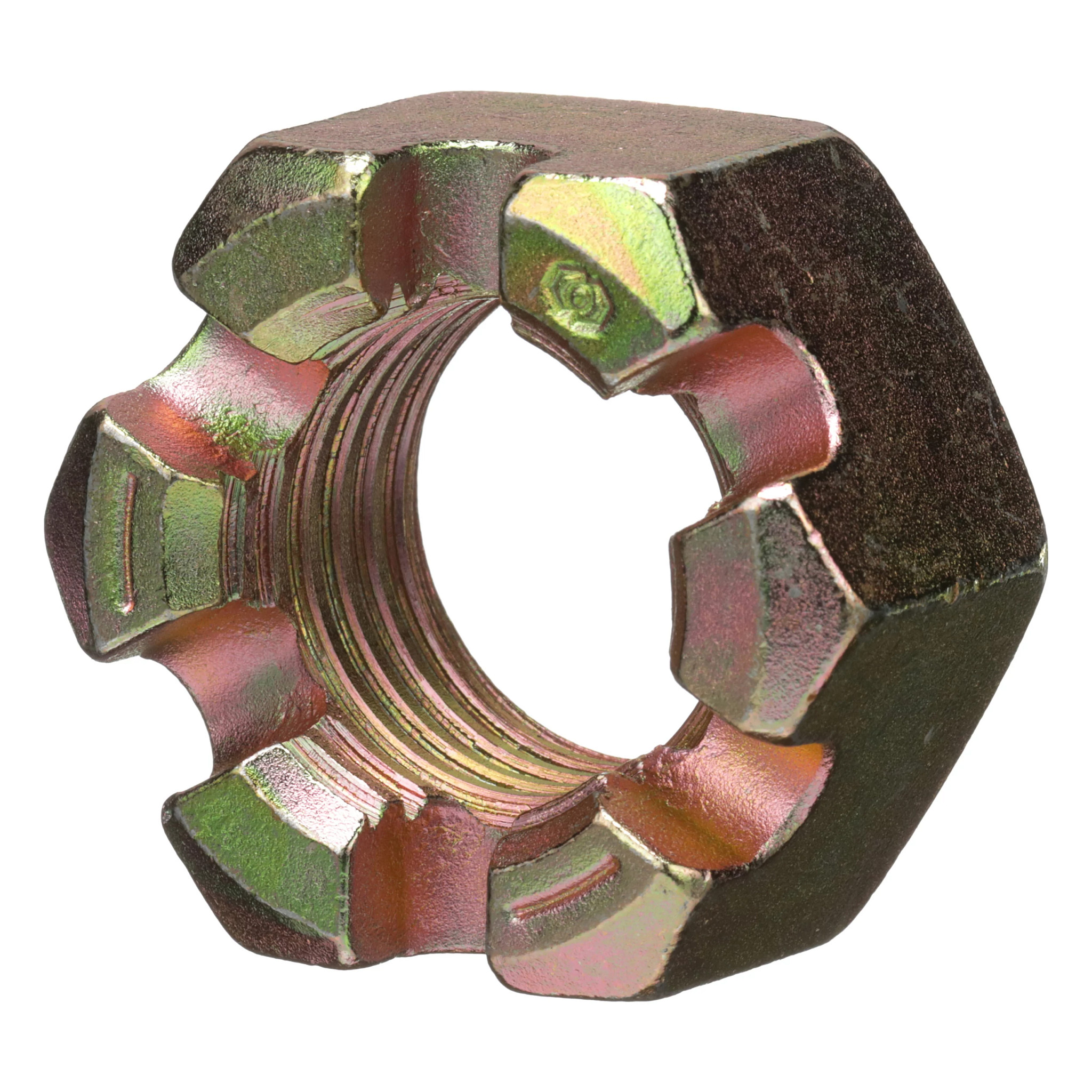 Slotted Hex Nut - Grade 5 - 1-1/2
