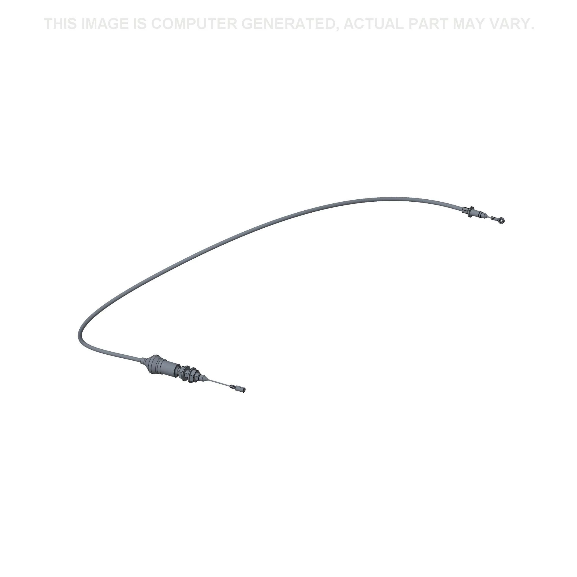 Throttle Cable Assembly - Zinc-Plated - 1126 mm L | CASECE | EU | DE