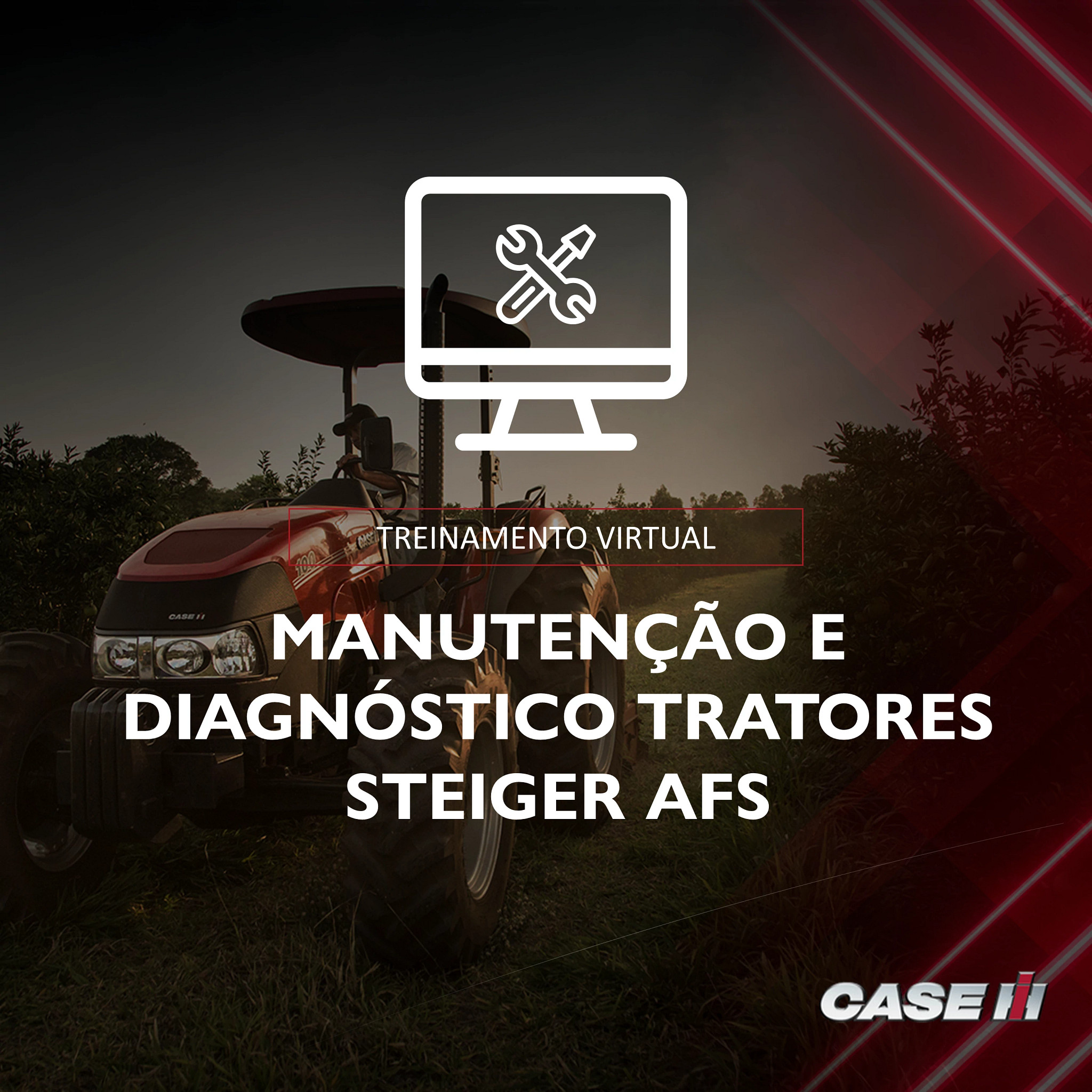 Treinamento Virtual Manutenção Avançada e Diagnóstico  - Tratores Steiger AFS